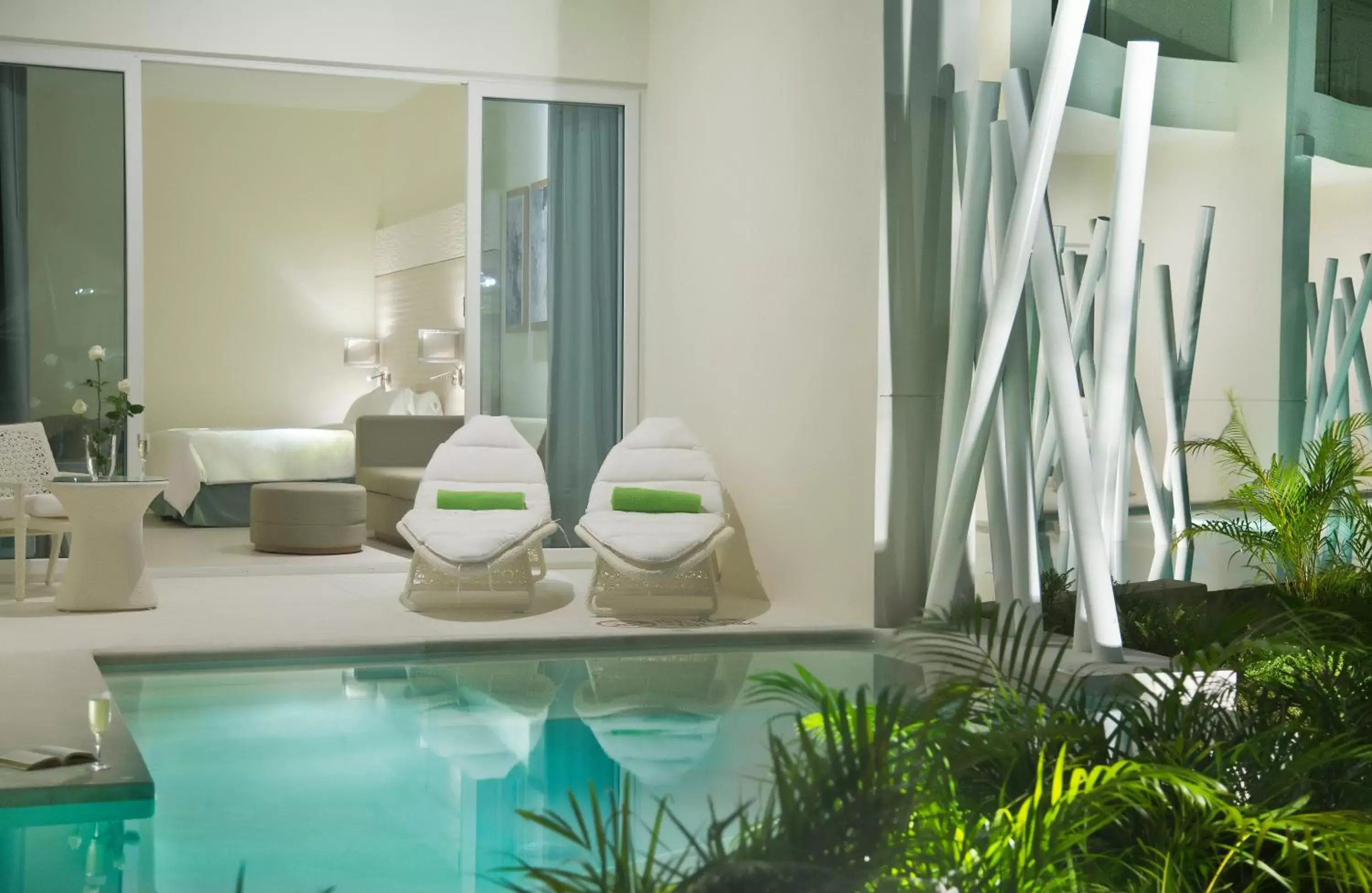 Balcony/Terrace, Swimming Pool in The Hacienda at Krystal Grand Puerto Vallarta- All Inclusive