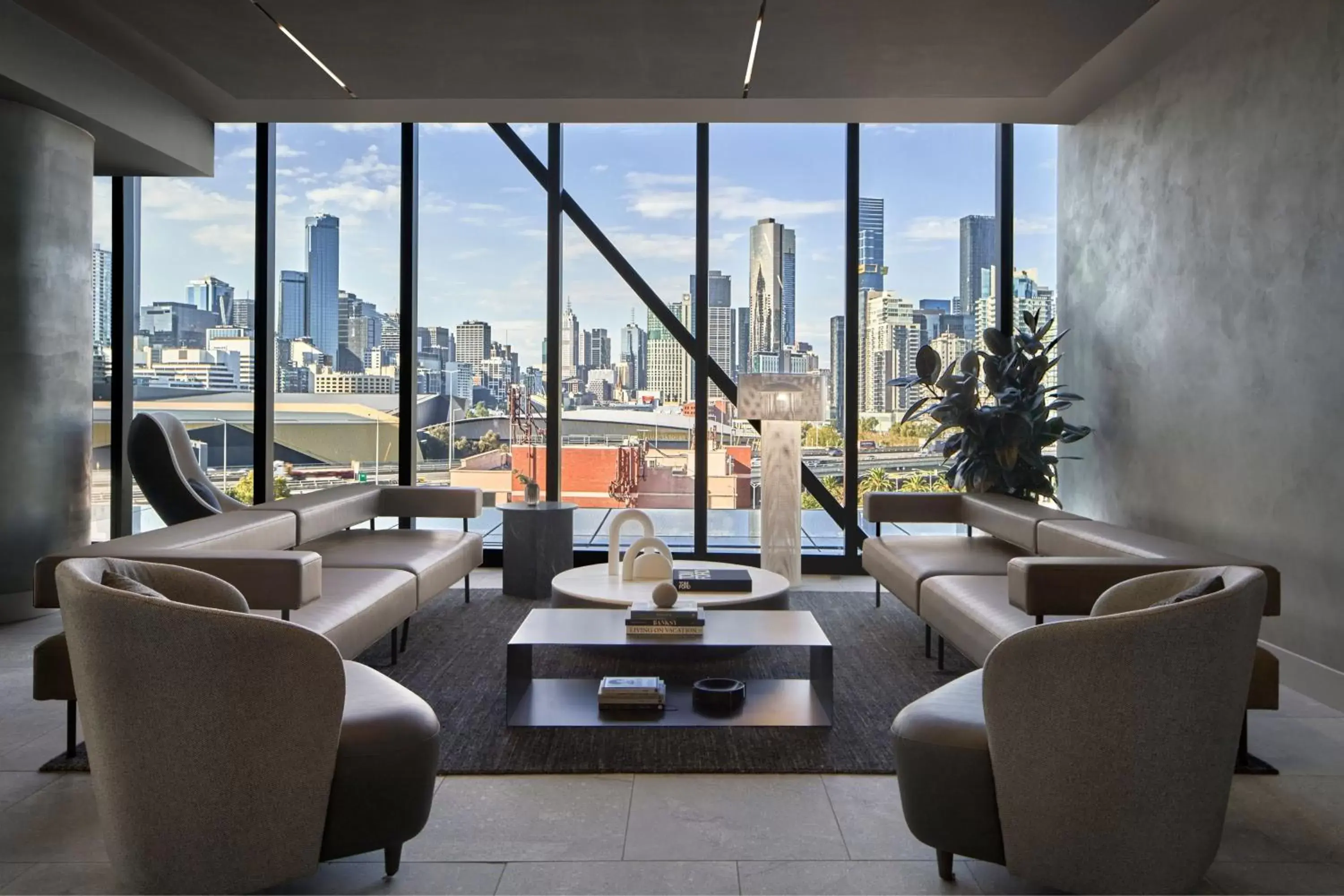 Lounge or bar in AC Hotel by Marriott Melbourne Southbank