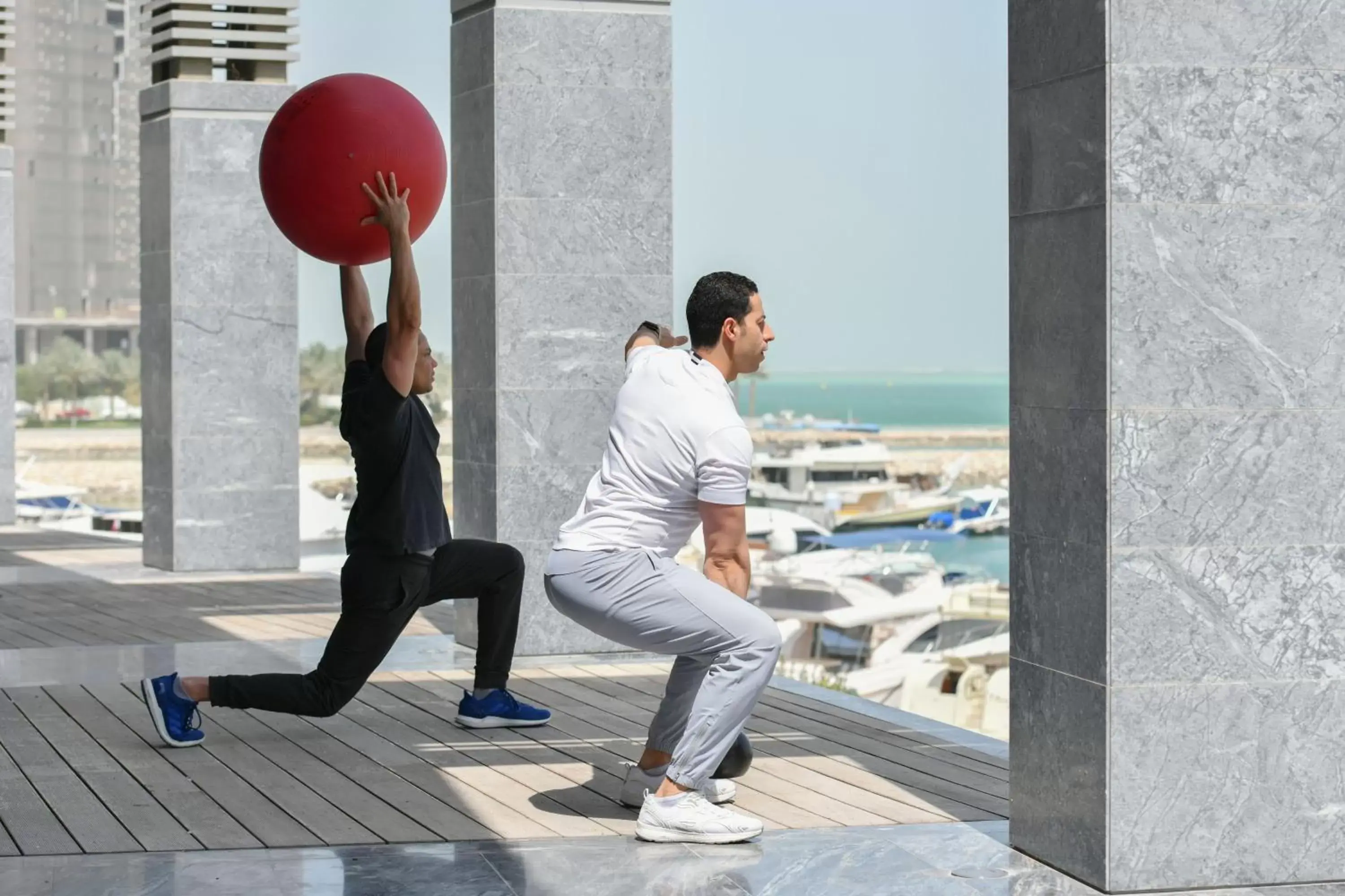 Fitness centre/facilities in The Ritz-Carlton, Doha