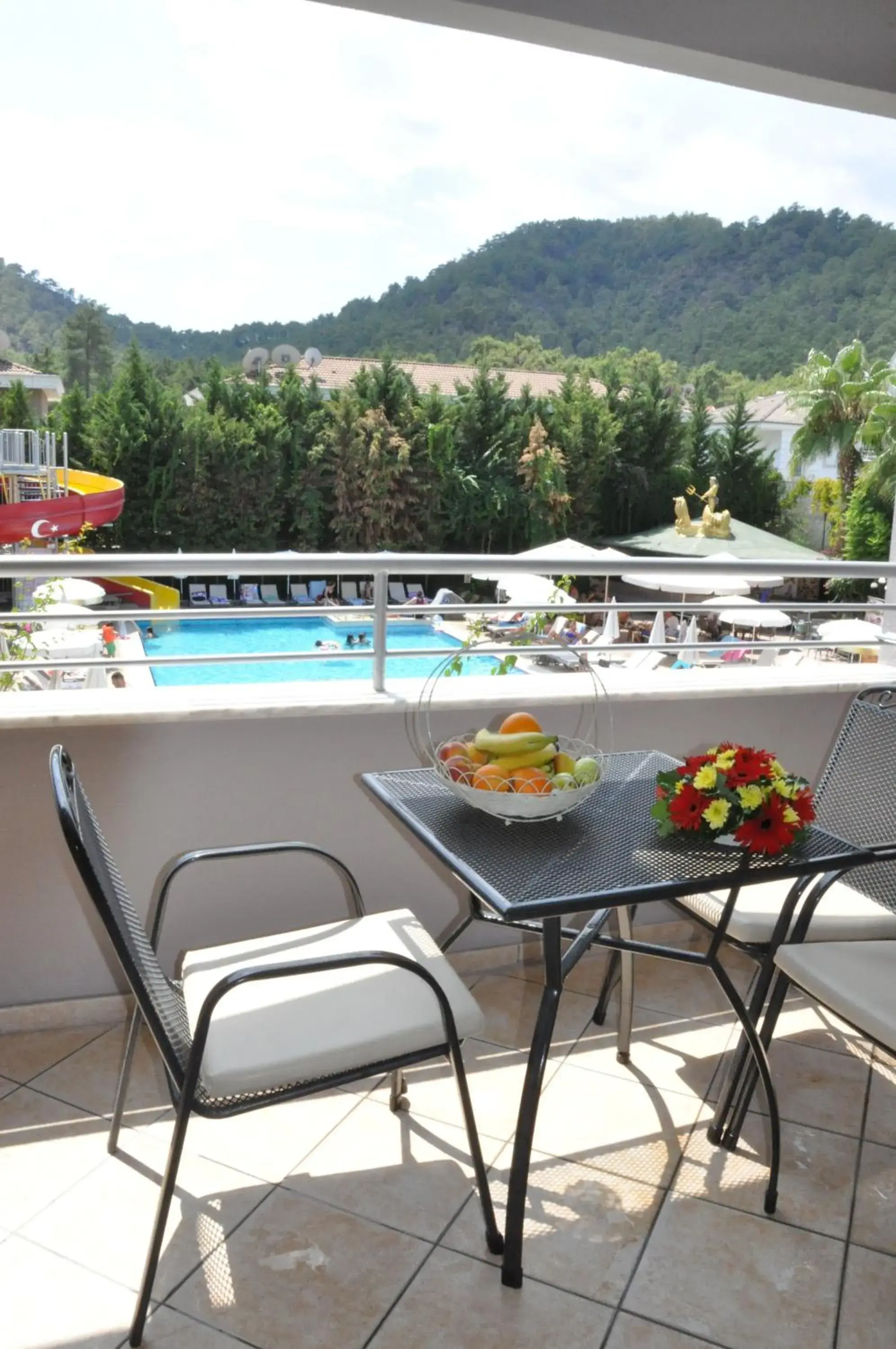 Balcony/Terrace, Swimming Pool in Grand Viking Hotel