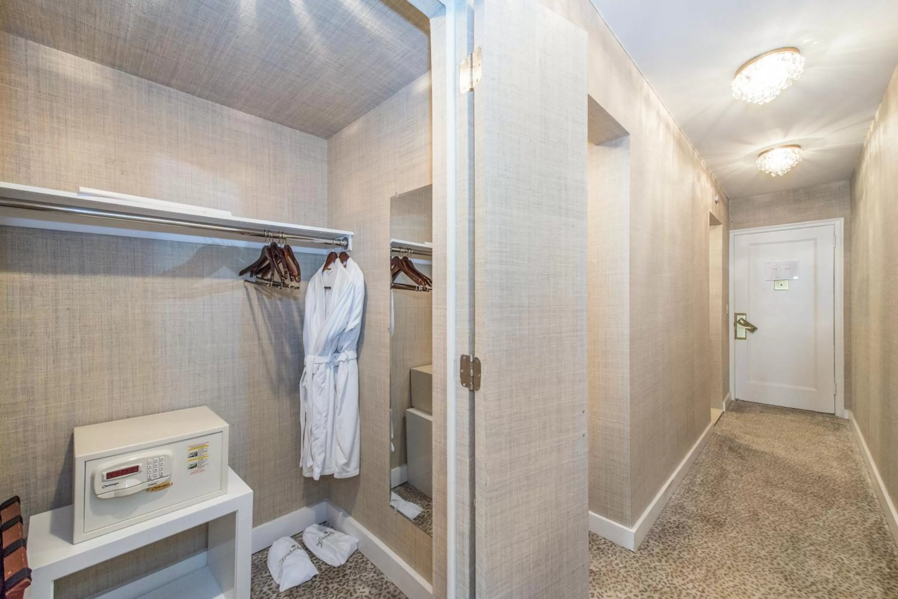 wardrobe in Lombardy Hotel