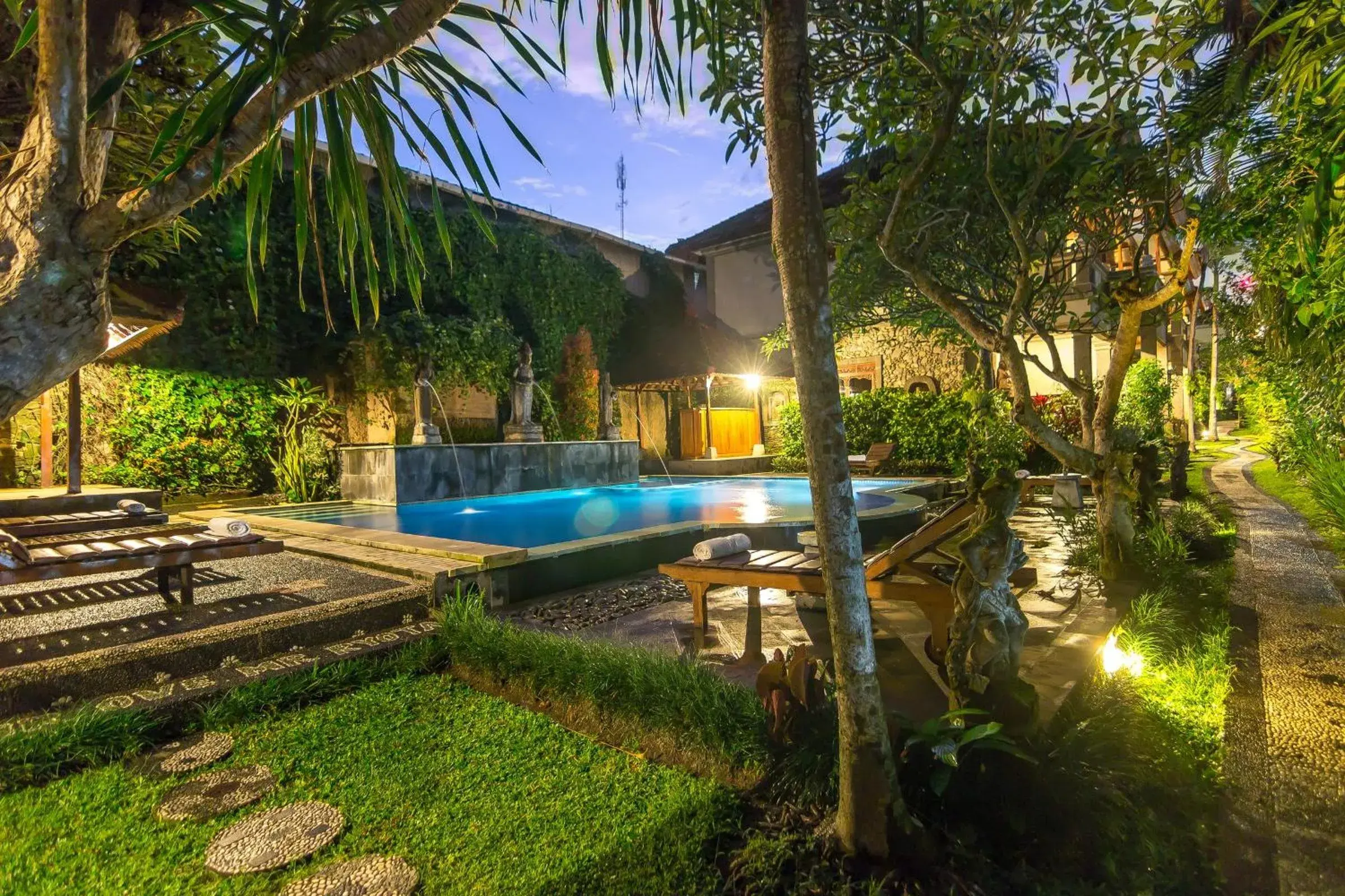 Swimming pool in Sahadewa Resort & Spa Swimming pool in Sahadewa Resort & Spa