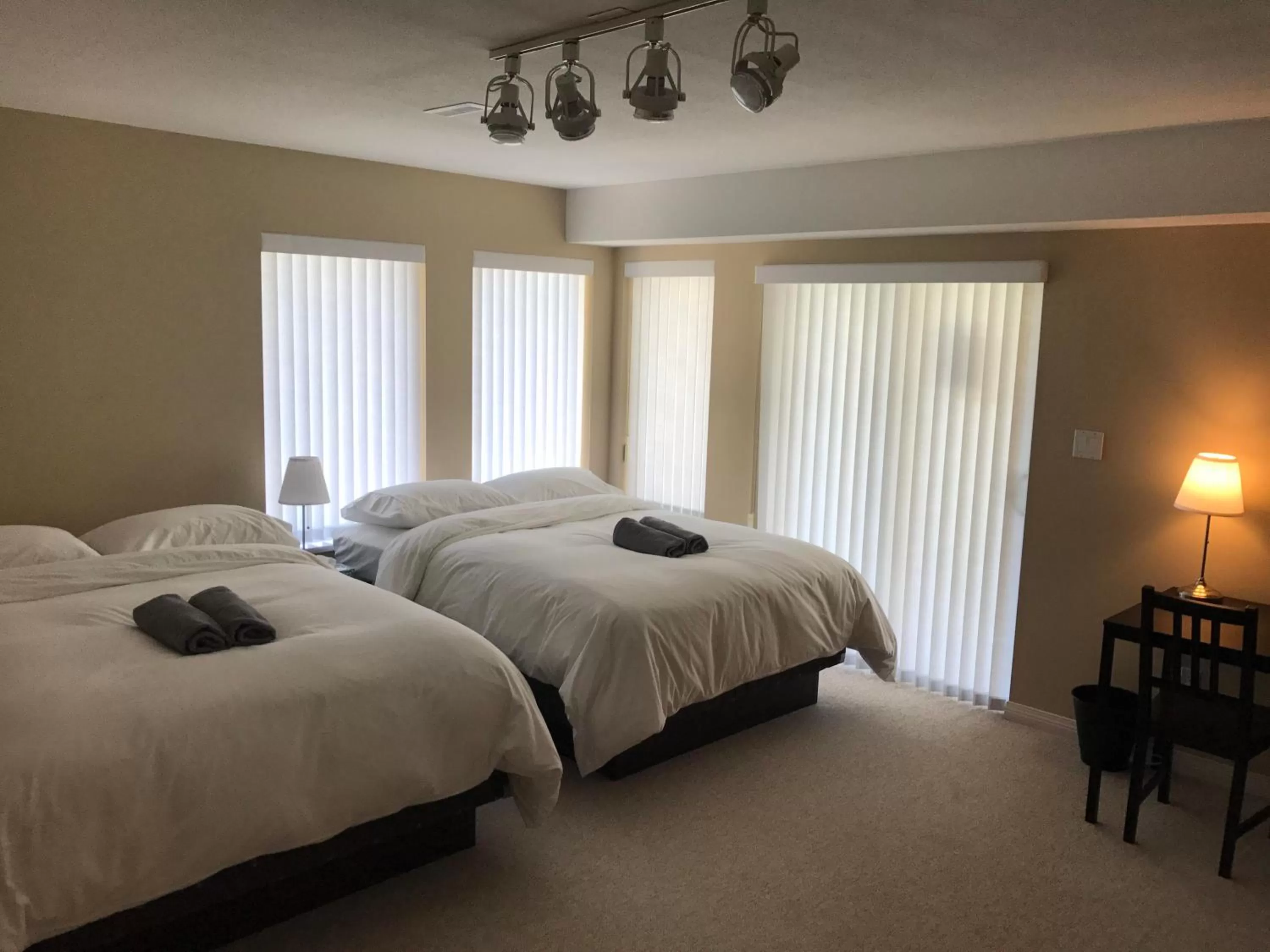 Bed in Emperial Suites