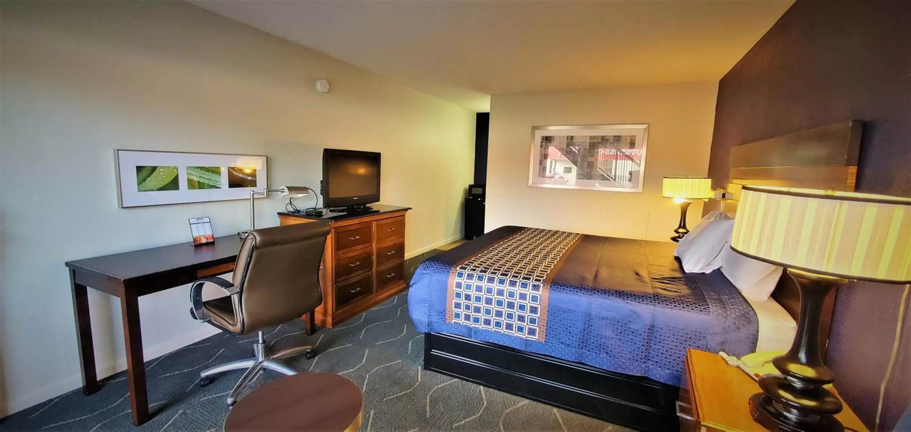 Bedroom in Economy 7 Inn- Newport News