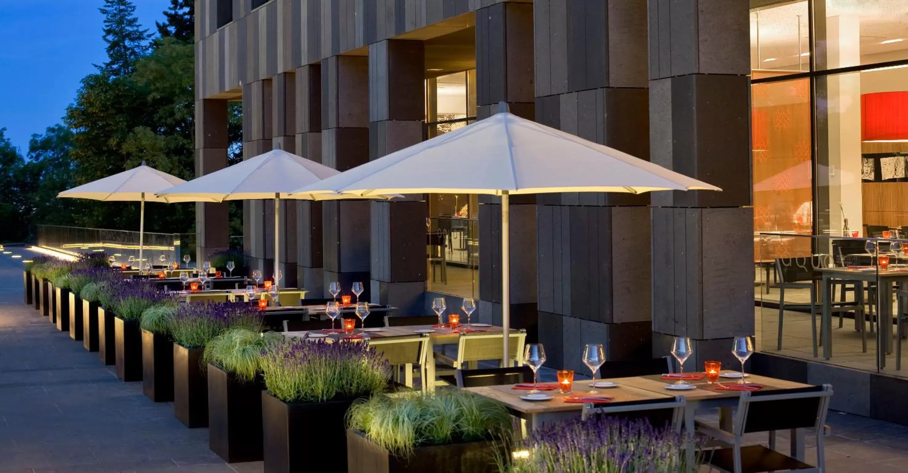 Patio, Restaurant/Places to Eat in Melia Luxembourg