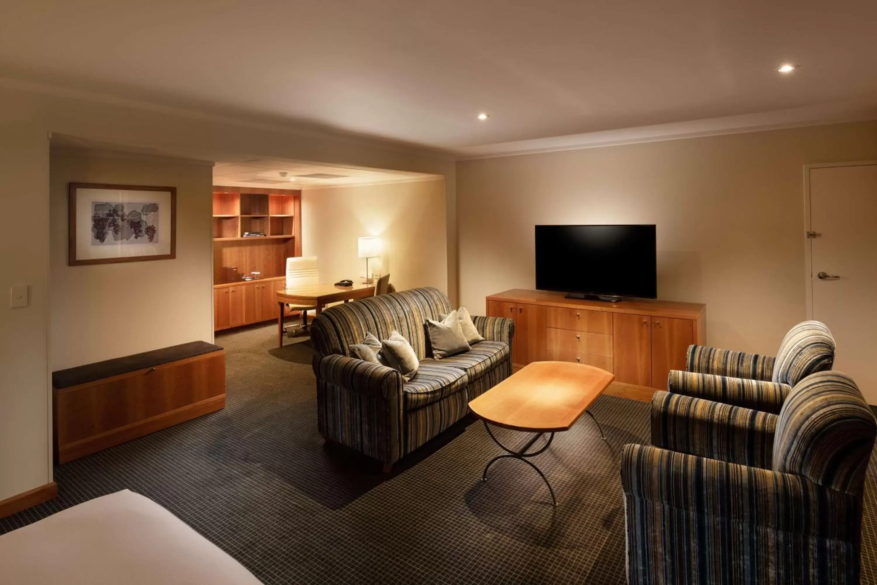 Living room, Seating Area in Hilton Adelaide