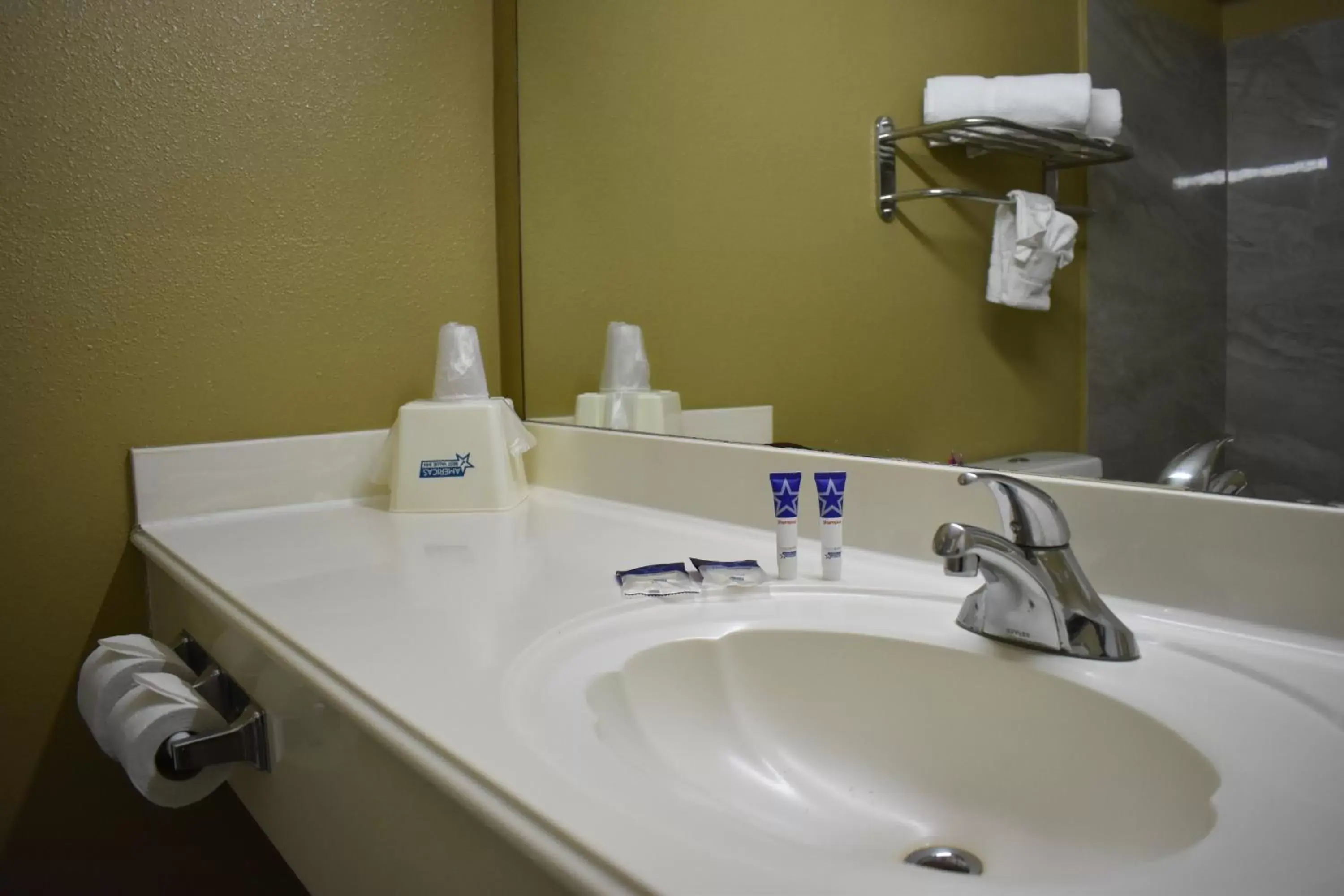 Bathroom in Americas Best Value Inn & Suites Haltom City Ft. Worth