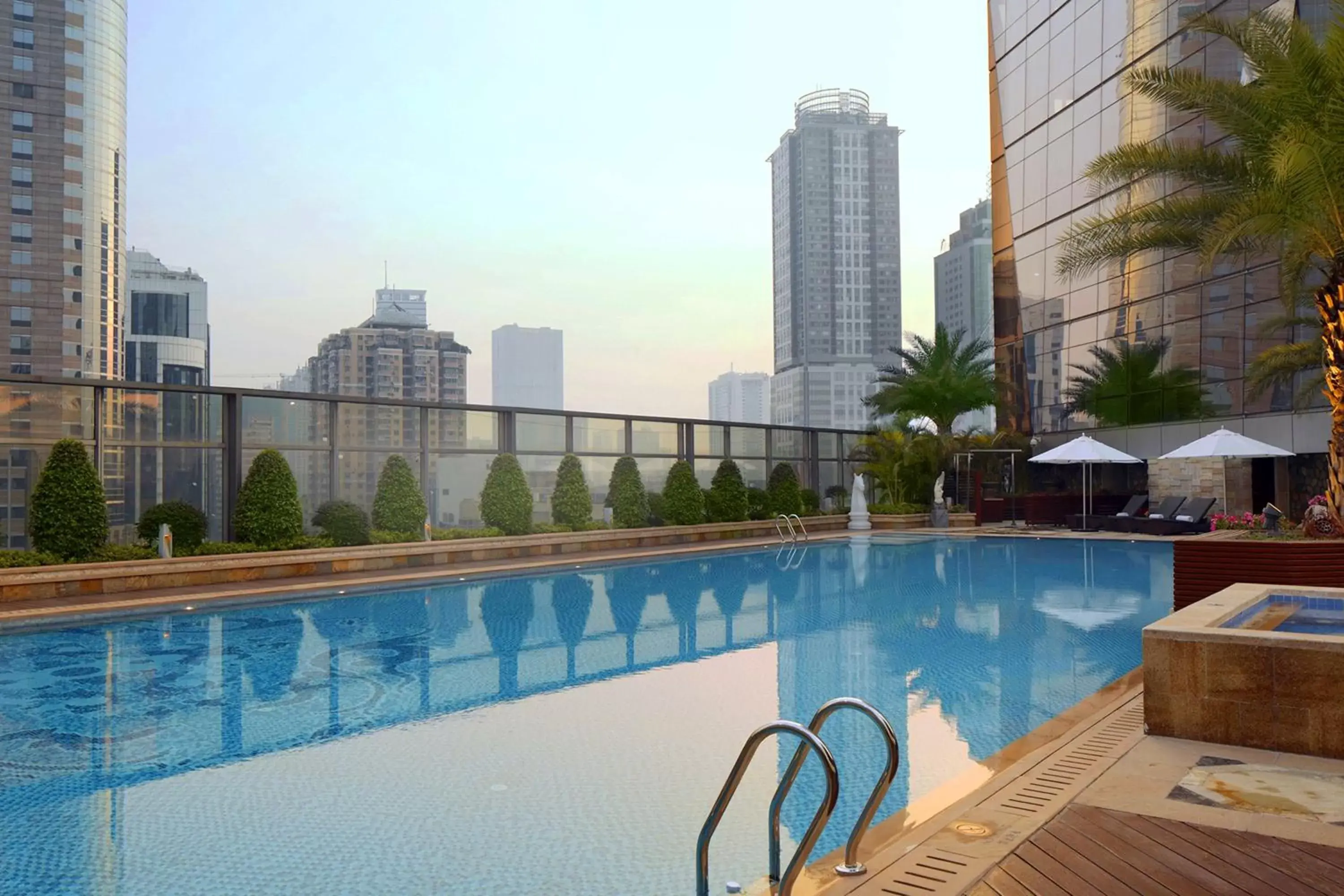 Pool view, Swimming Pool in DoubleTree by Hilton Guangzhou - Closed to Sun Yat-sen Memorial Hall and Beijing Road Pedestrian Street