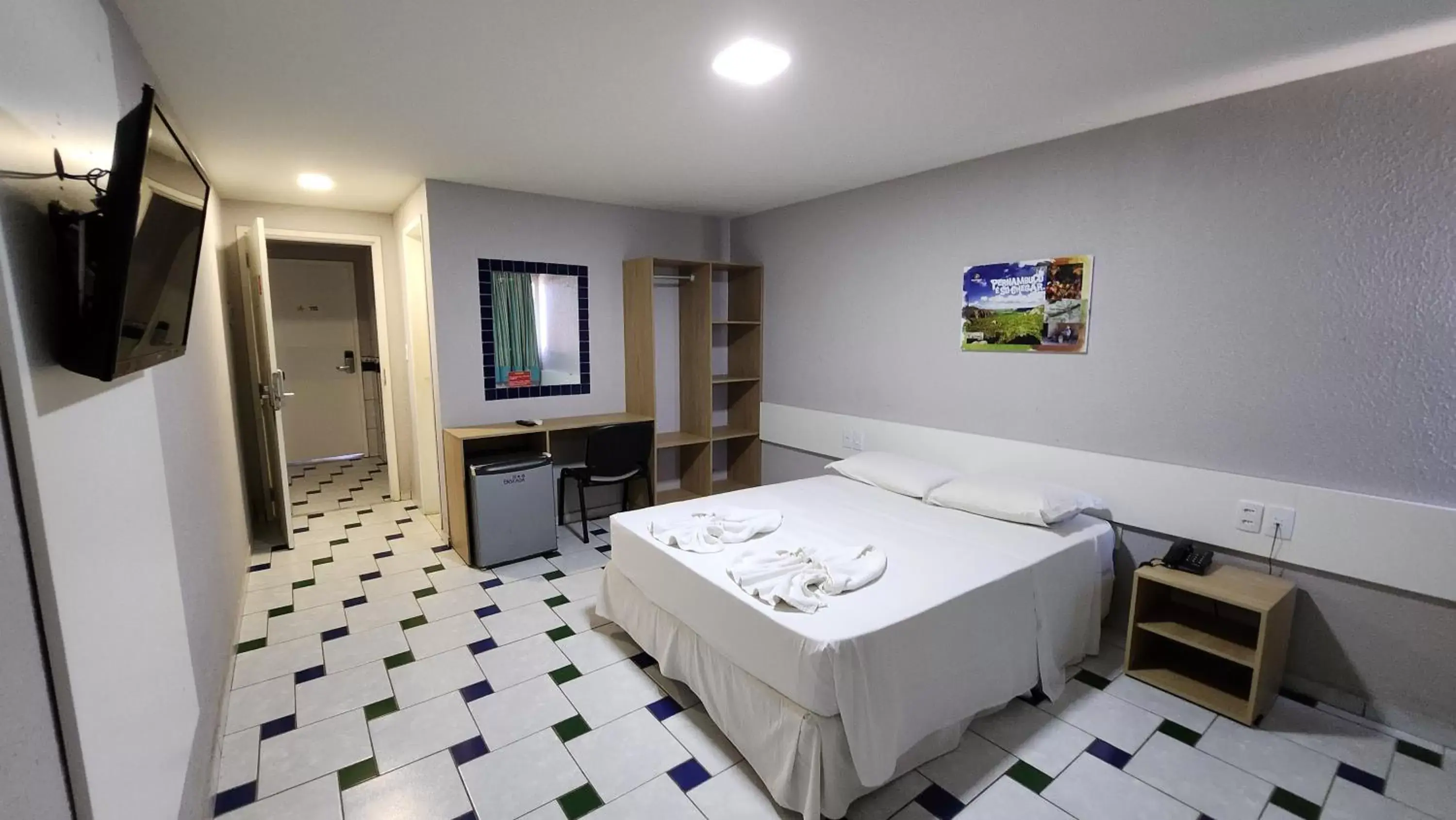 Bed in Hotel Enseada dos Corais
