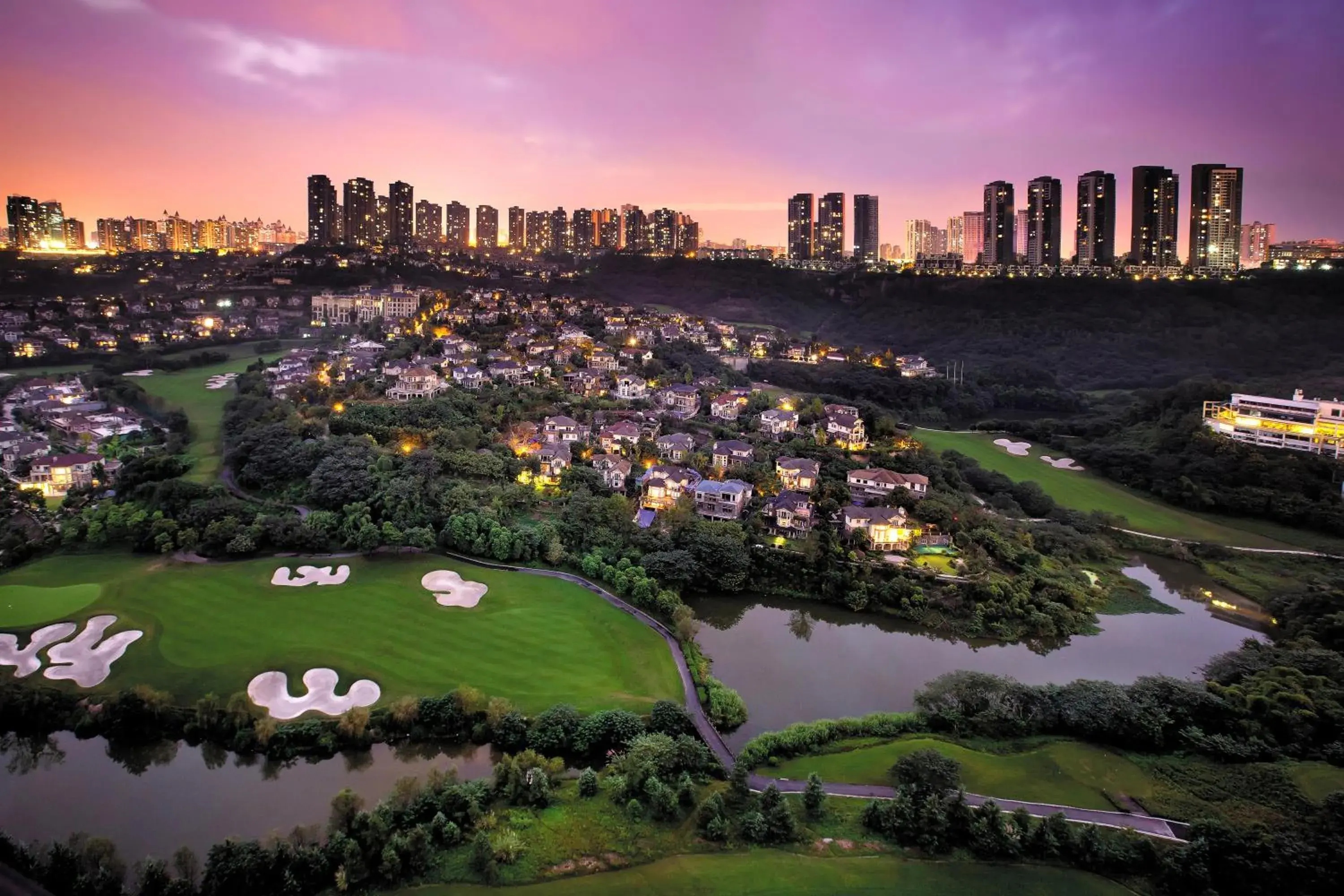 Property building, Bird's-eye View in Crowne Plaza Chongqing New North Zone, an IHG Hotel