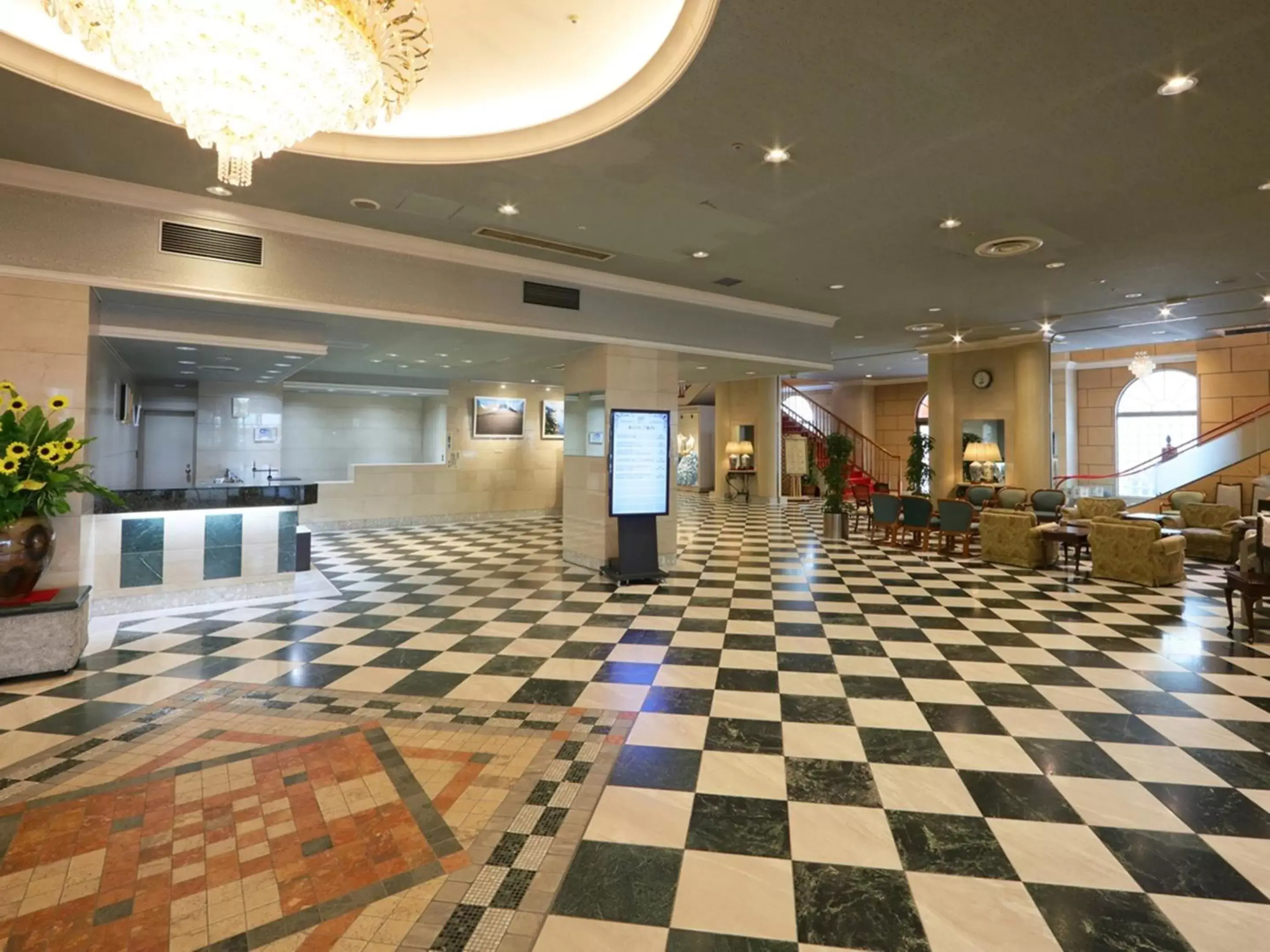 Lobby or reception, Banquet Facilities in Hotel Monarque Tottori