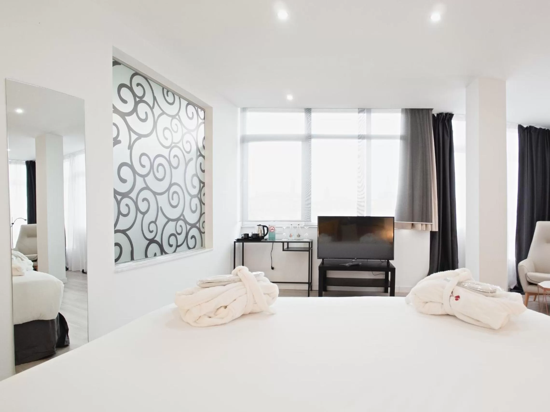 Bedroom, Bed in Hotel Pasarela