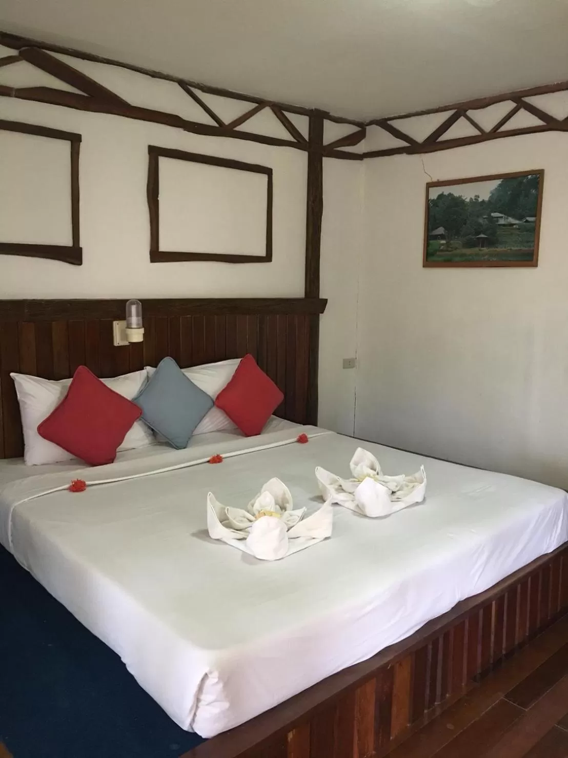 Bed in Koh Ngai Resort