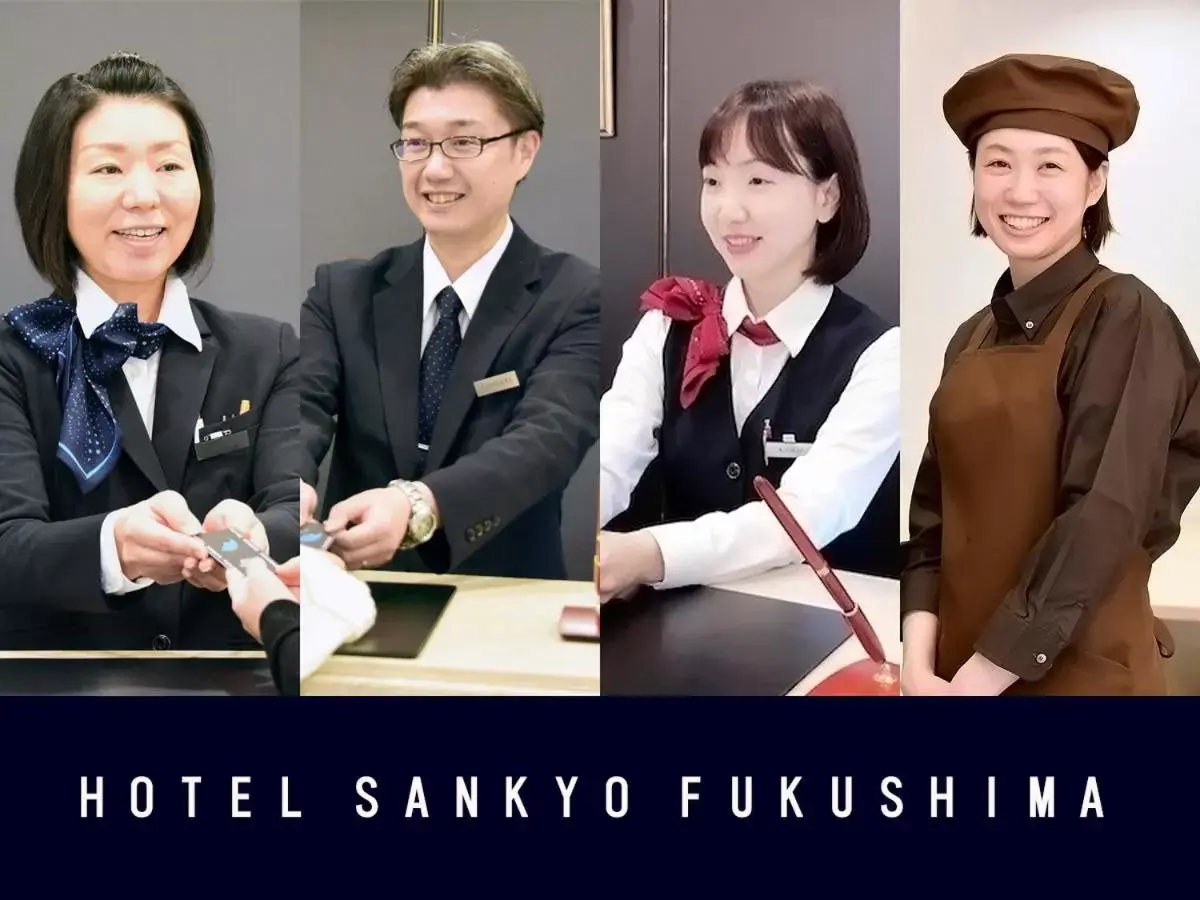 Staff in Hotel Sankyo Fukushima