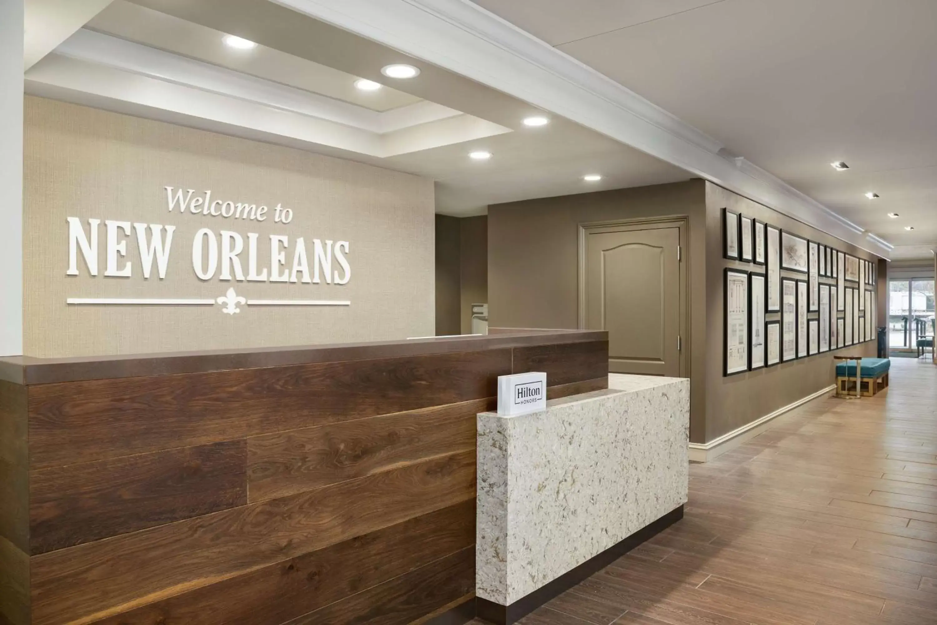 Lobby or reception, Lobby/Reception in Hampton Inn New Orleans/St.Charles Ave