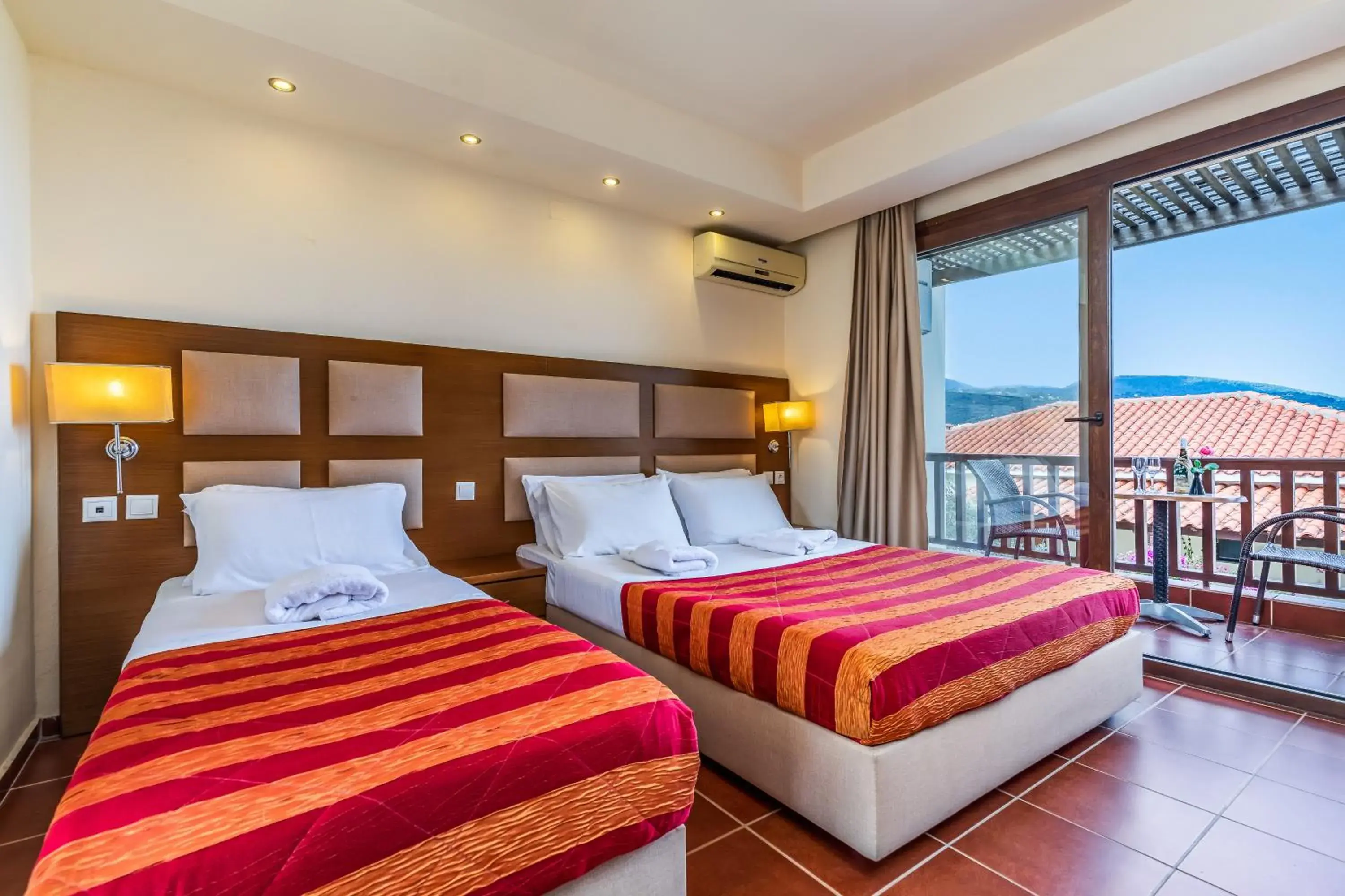 Bed in Skopelos Holidays Hotel & Spa