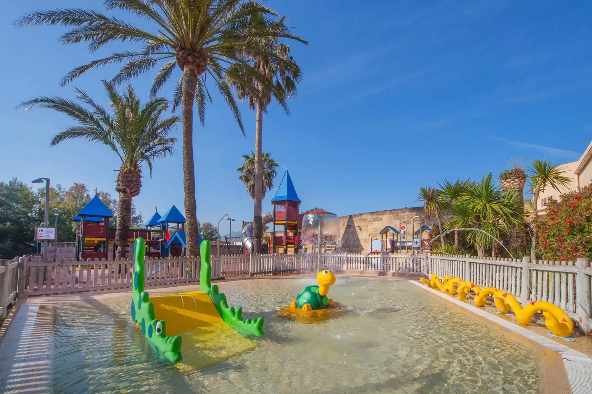 Children play ground in PortBlue Club Pollentia Resort & Spa