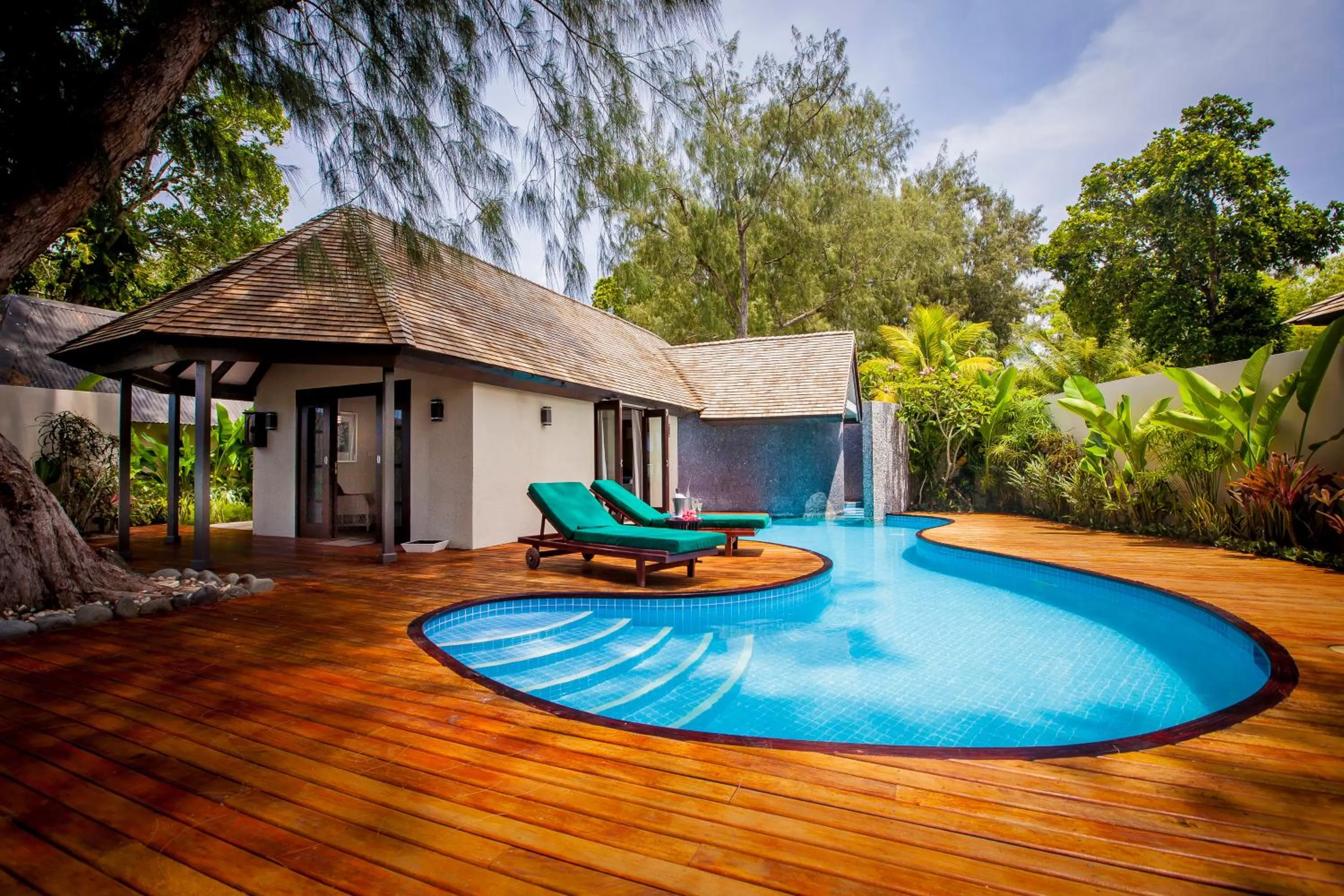Patio in Warwick Le Lagon Resort & Spa, Vanuatu