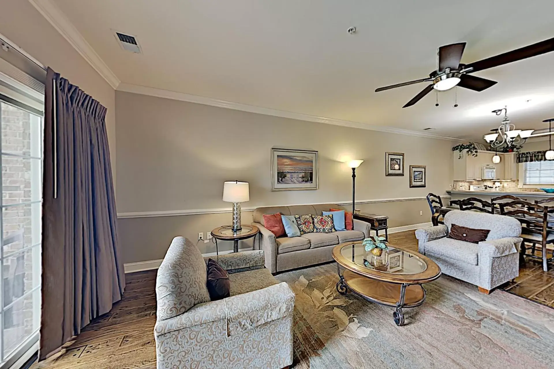 Living room, Seating Area in Myrtlewood Condos