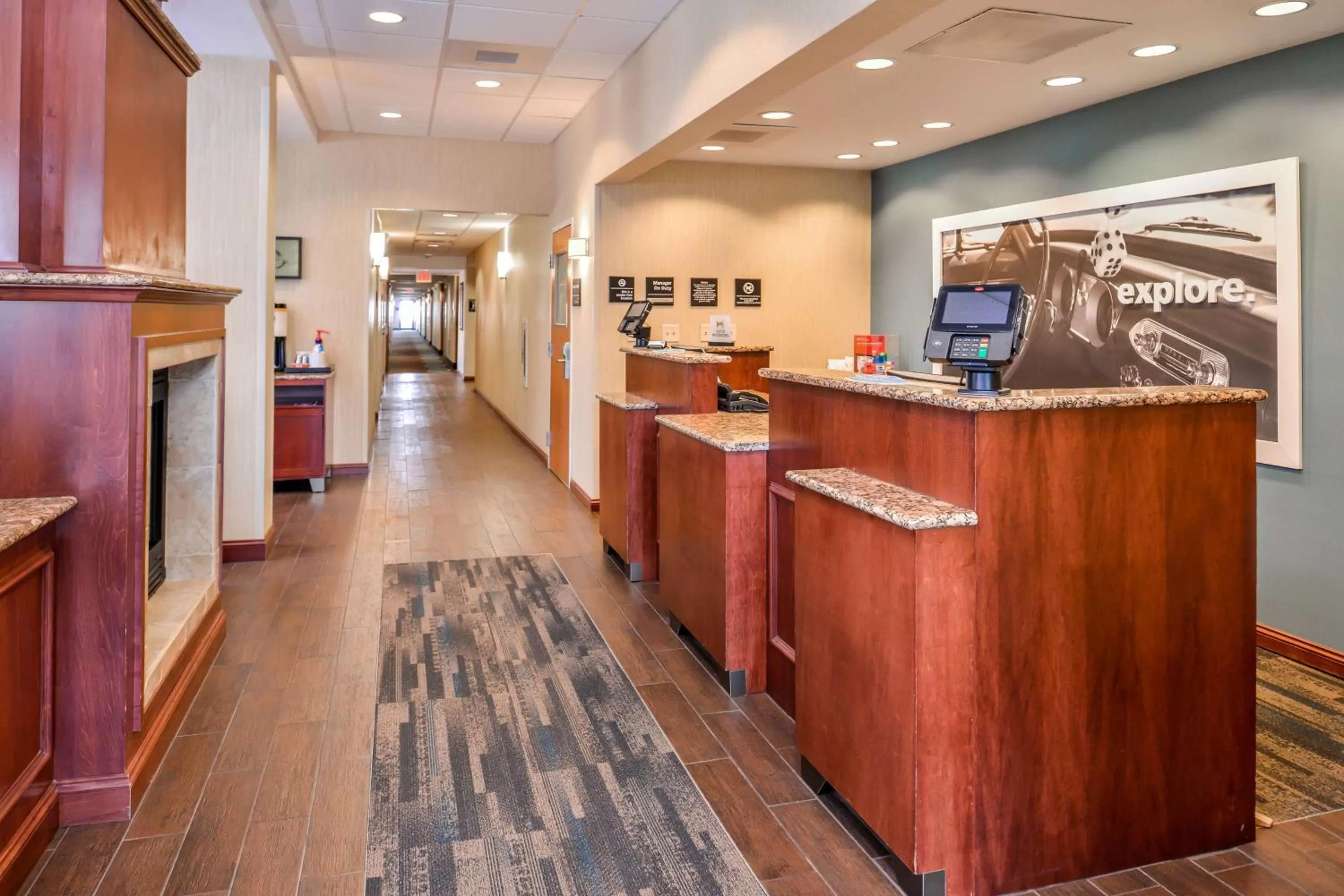 Lobby or reception in Hampton Inn York