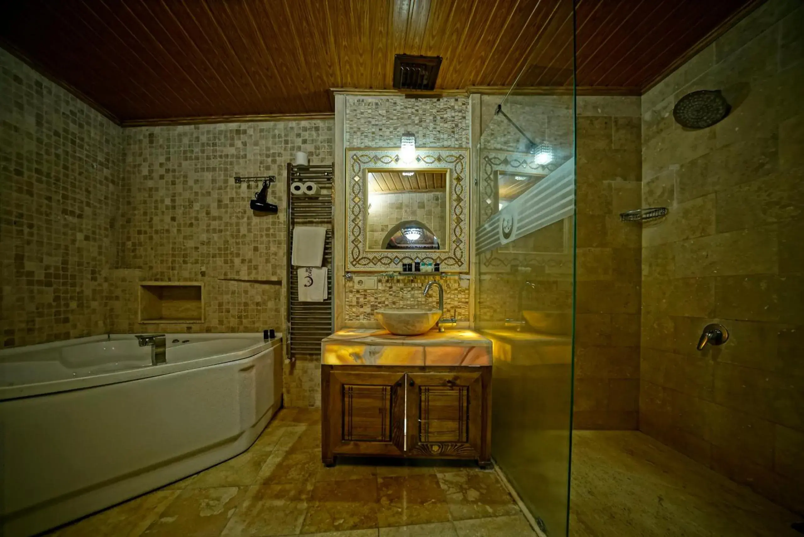 Bathroom in Holiday Cave Hotel