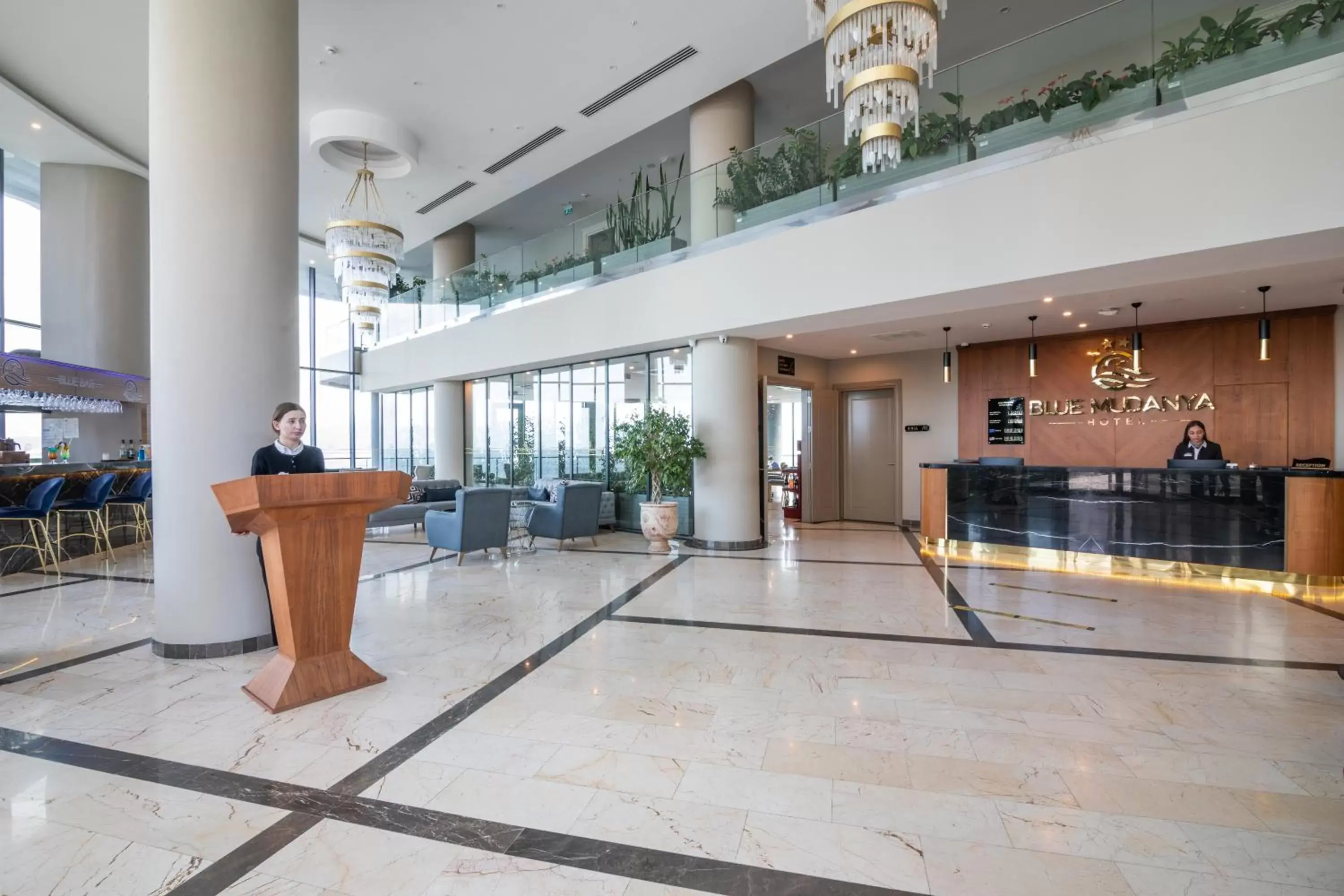 Lobby or reception, Lobby/Reception in BLUE MUDANYA HOTEL