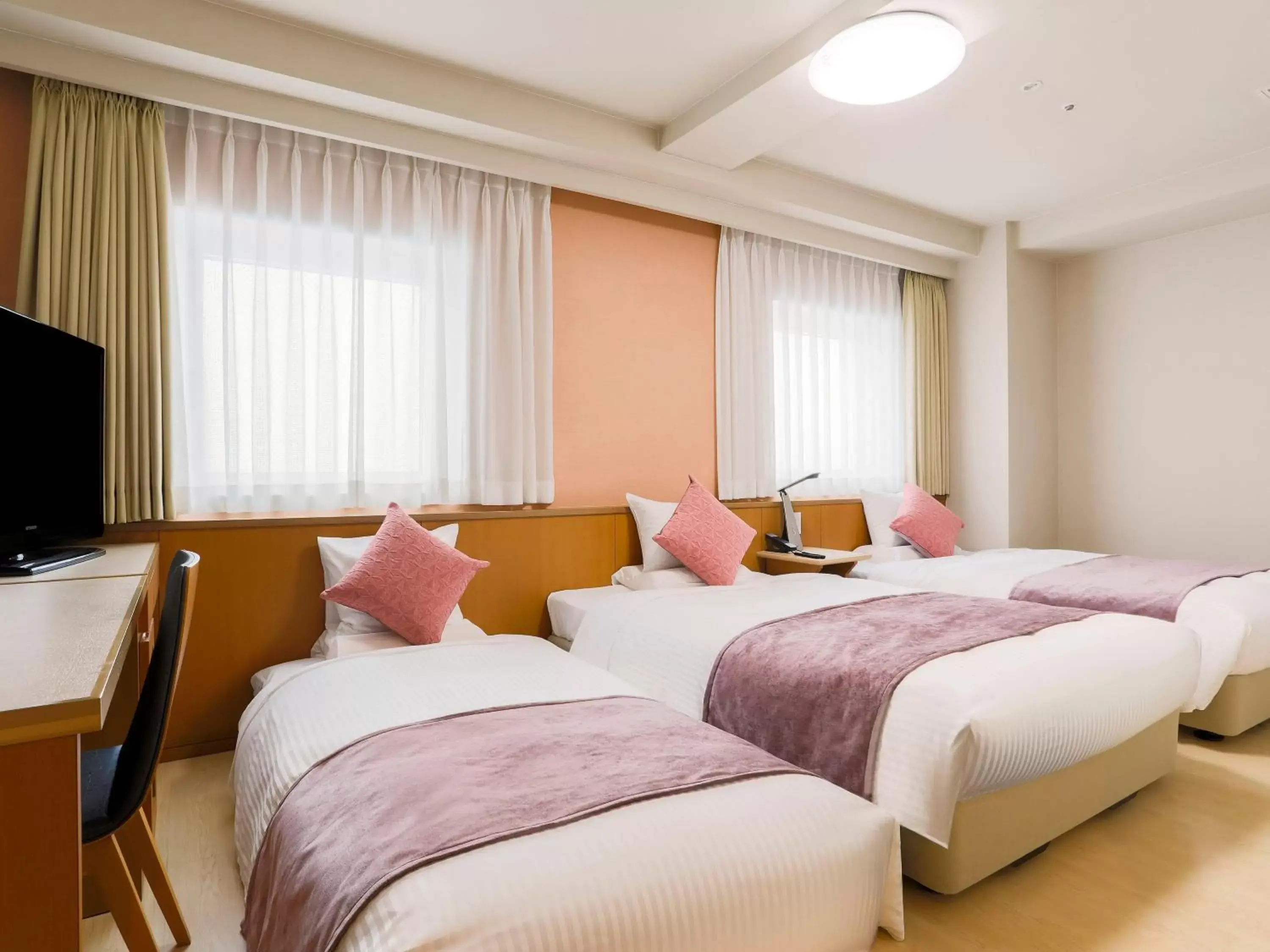 Photo of the whole room, Bed in ART HOTEL Aomori