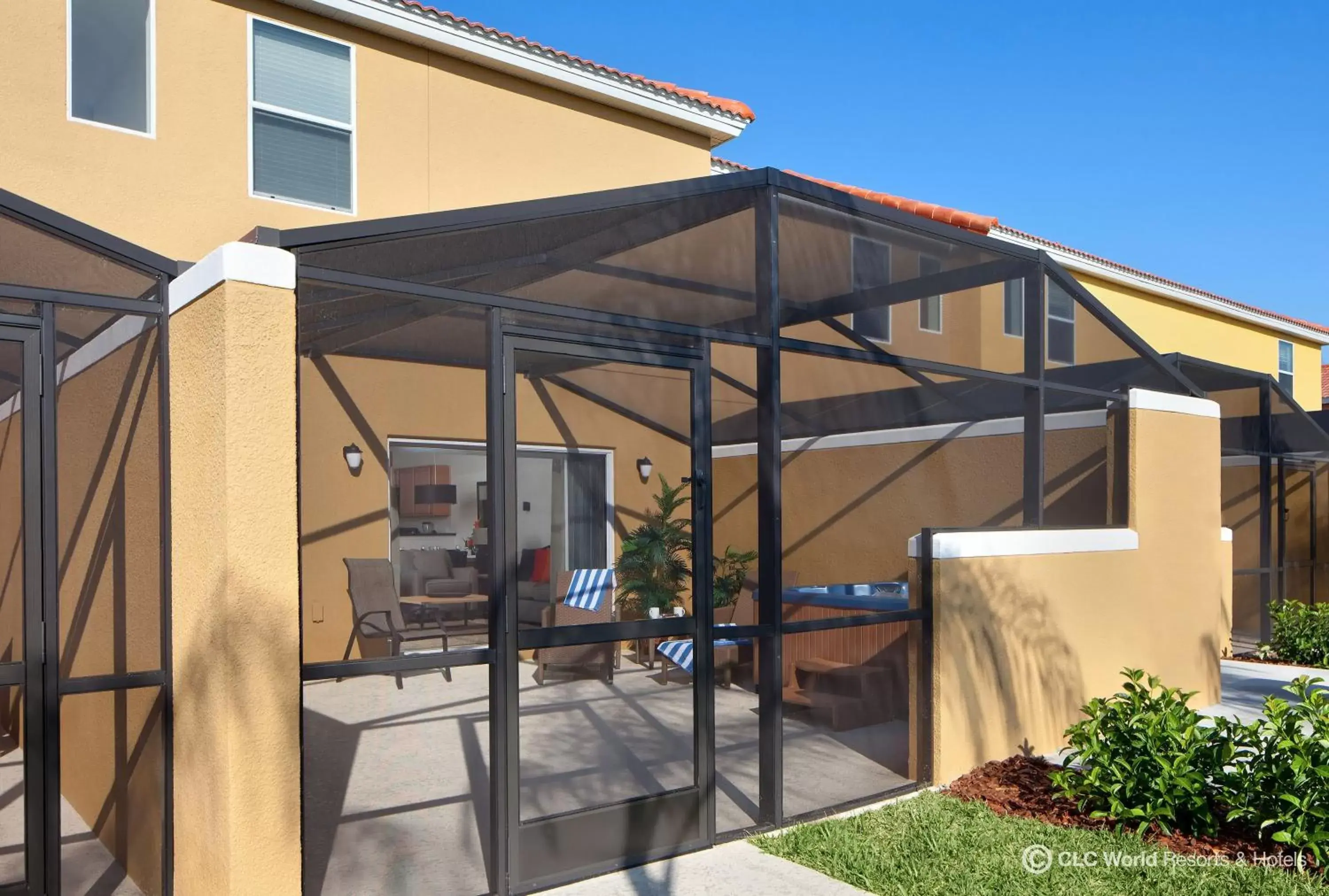 Patio in Encantada Resort Vacation Townhomes by IDILIQ