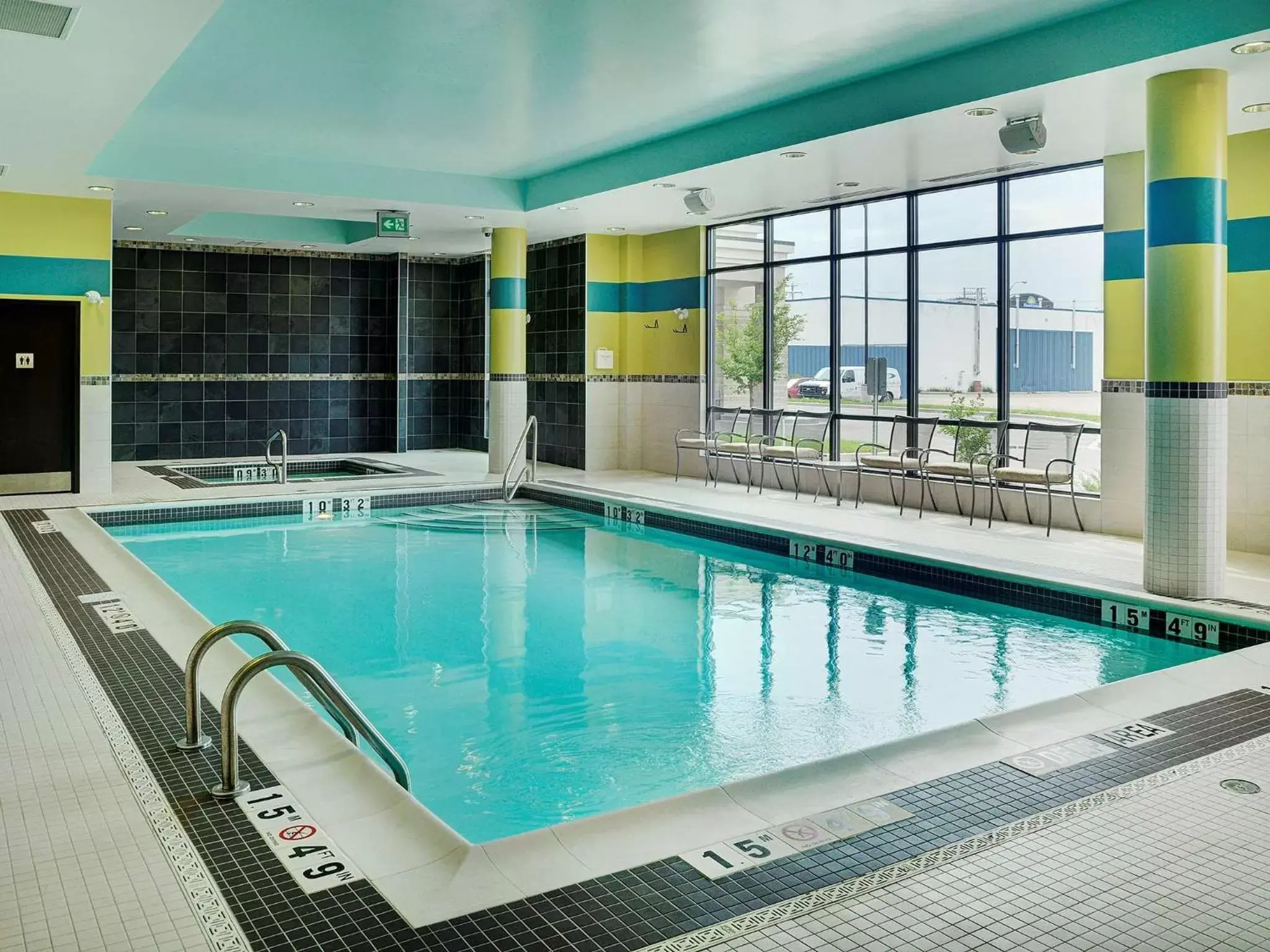 Pool view, Swimming Pool in Hampton Inn by Hilton Winnipeg