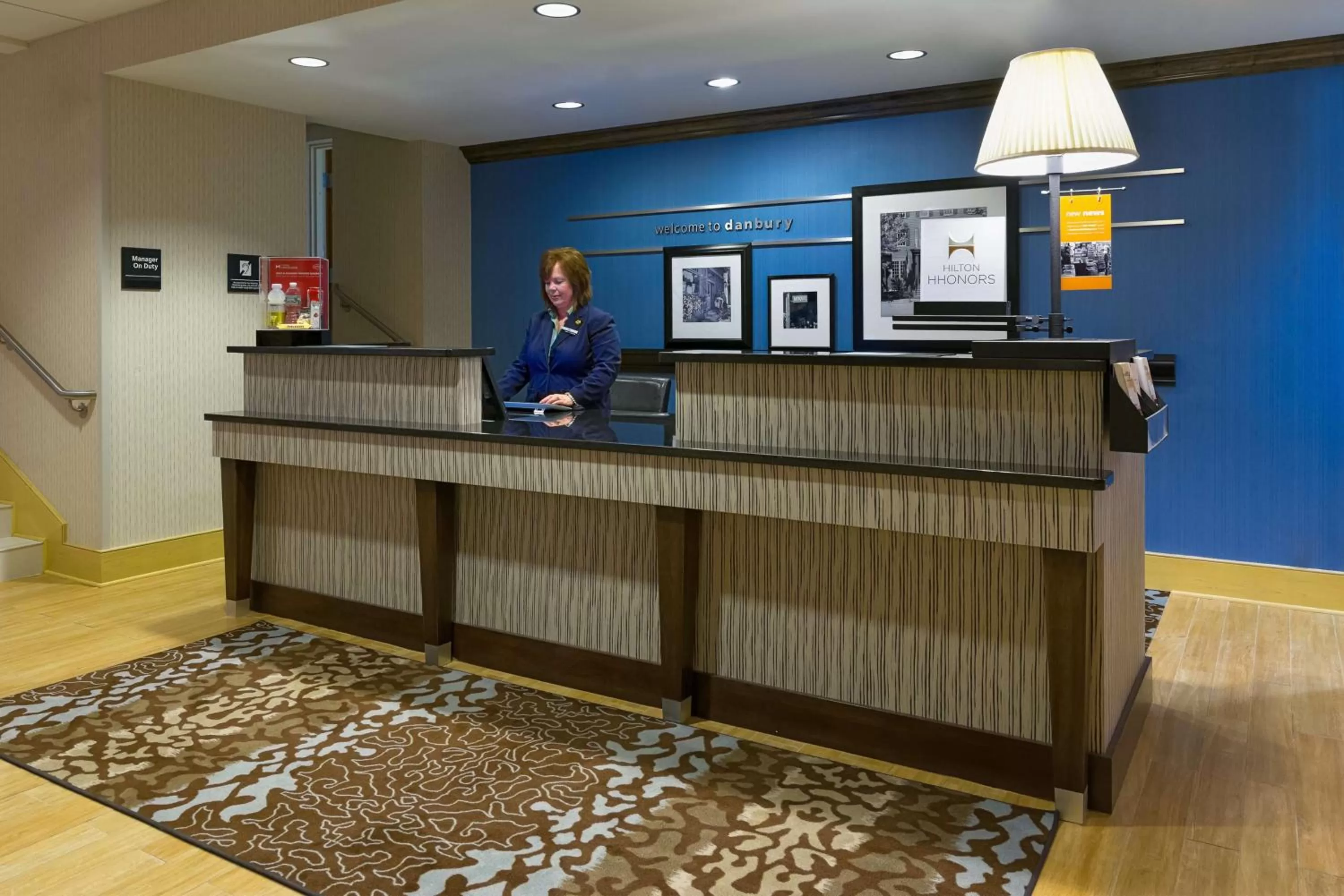 Lobby or reception in Hampton Inn Danbury