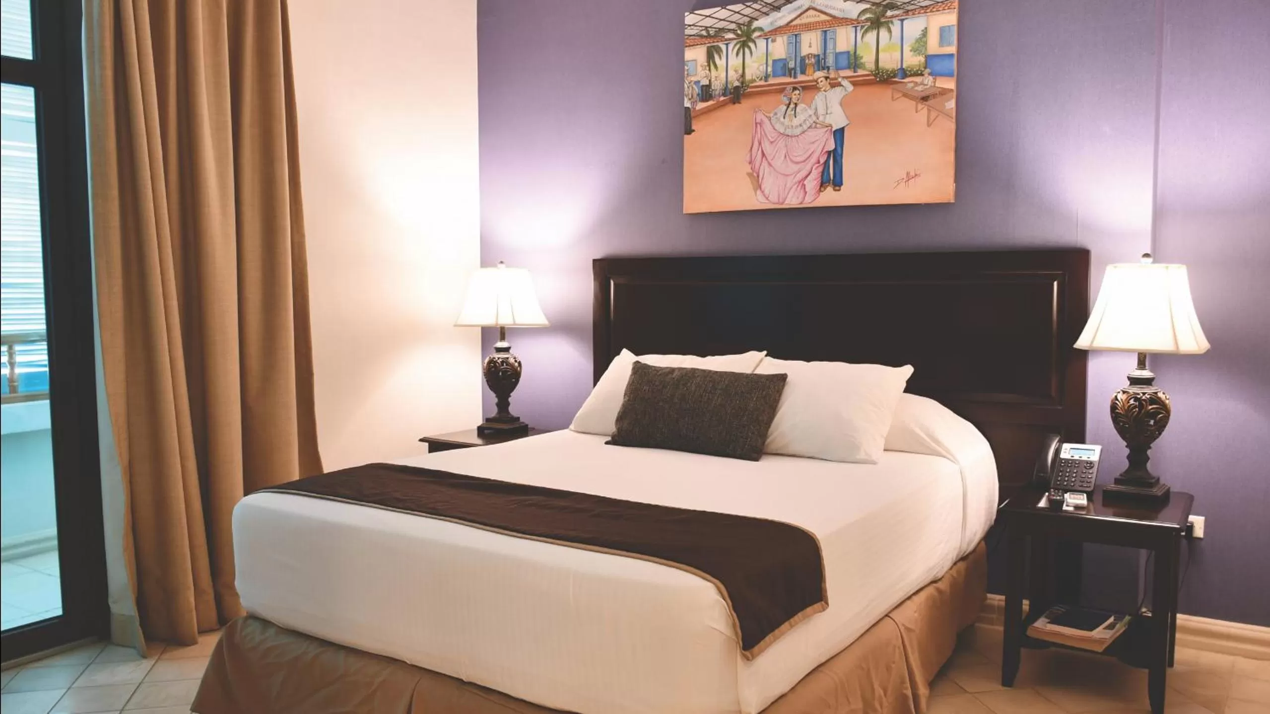 Bed in Hotel Presidente Las Tablas