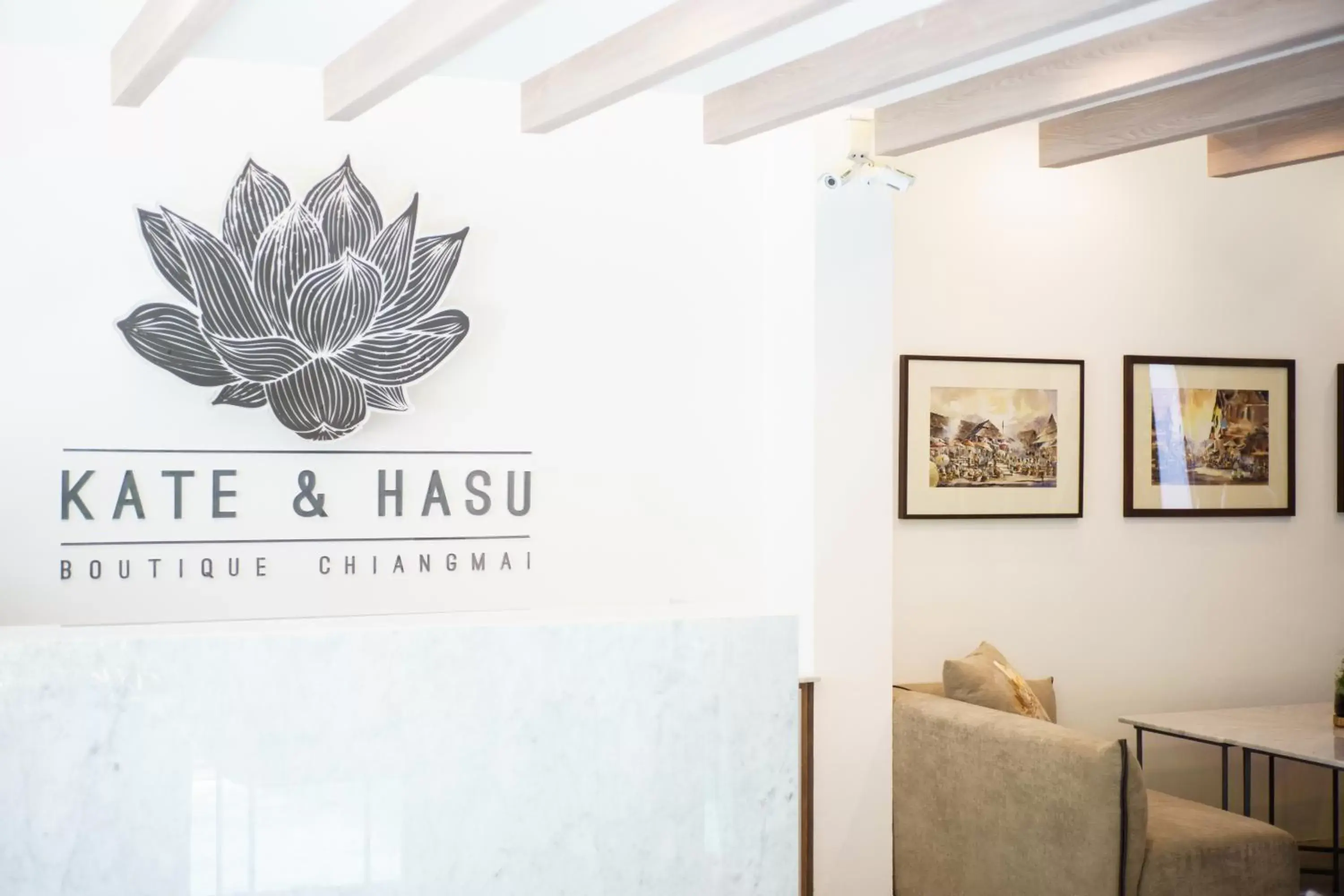 Property logo or sign in Kate and Hasu Boutique Chiangmai
