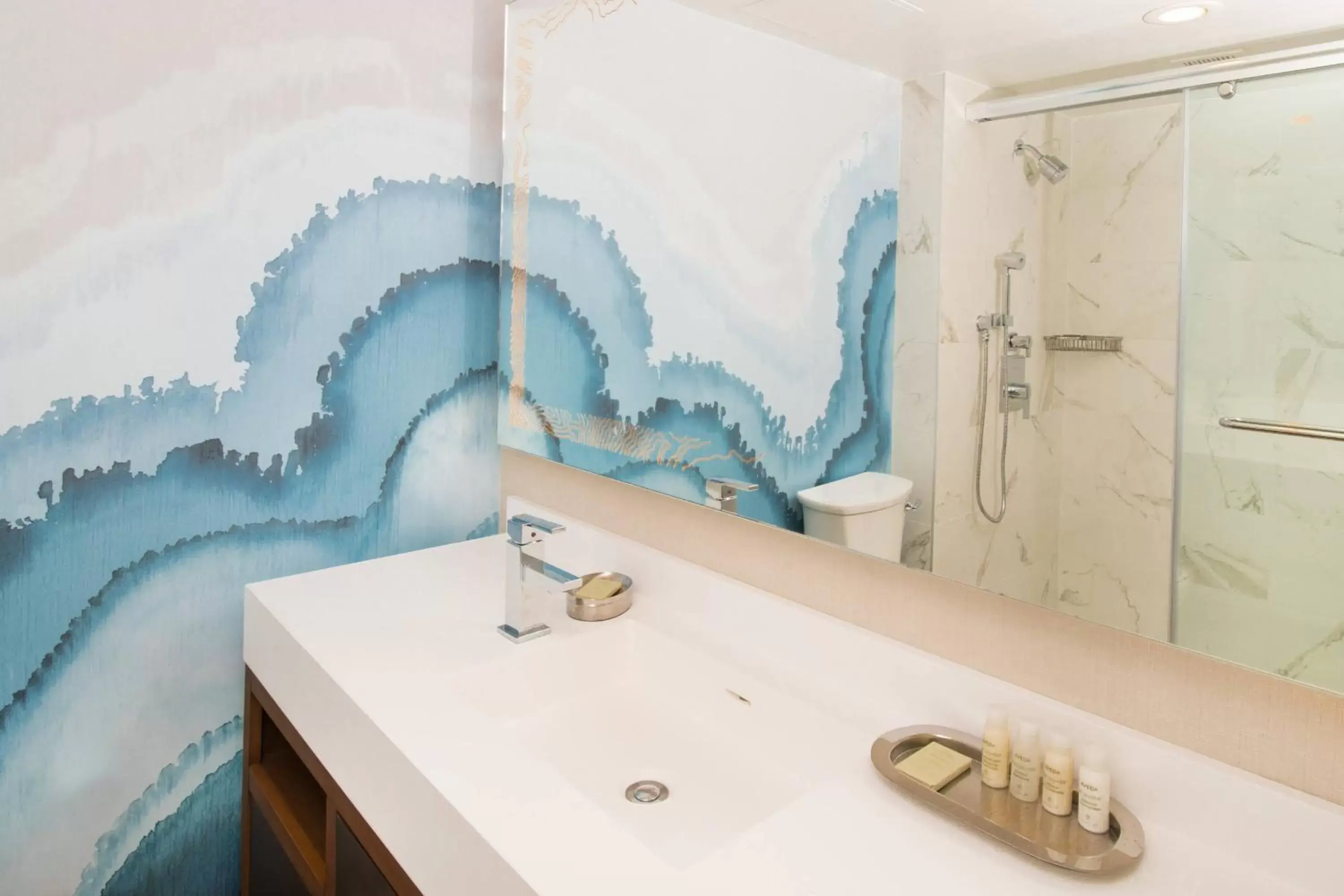 Bathroom in Renaissance Newport Beach Hotel
