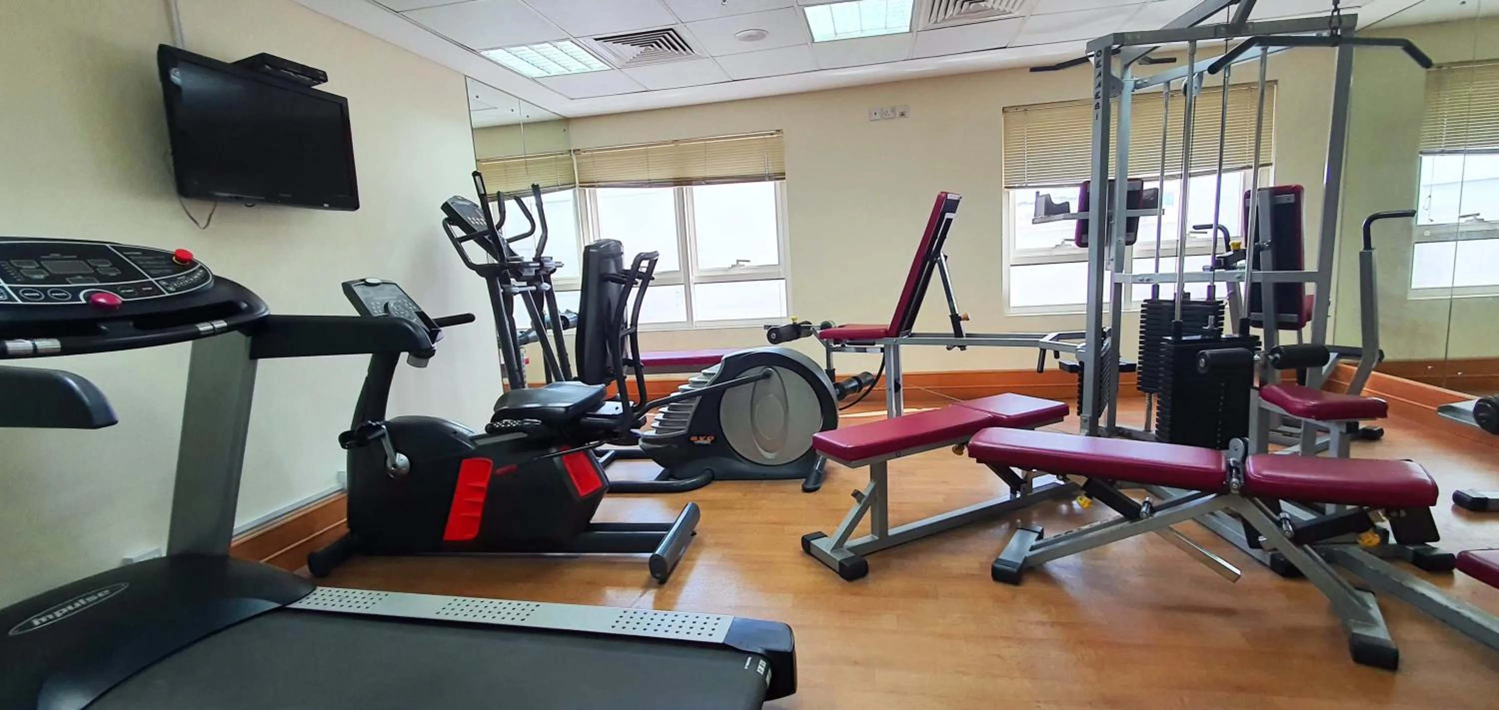 Fitness centre/facilities in Tulip Hotel Apartments