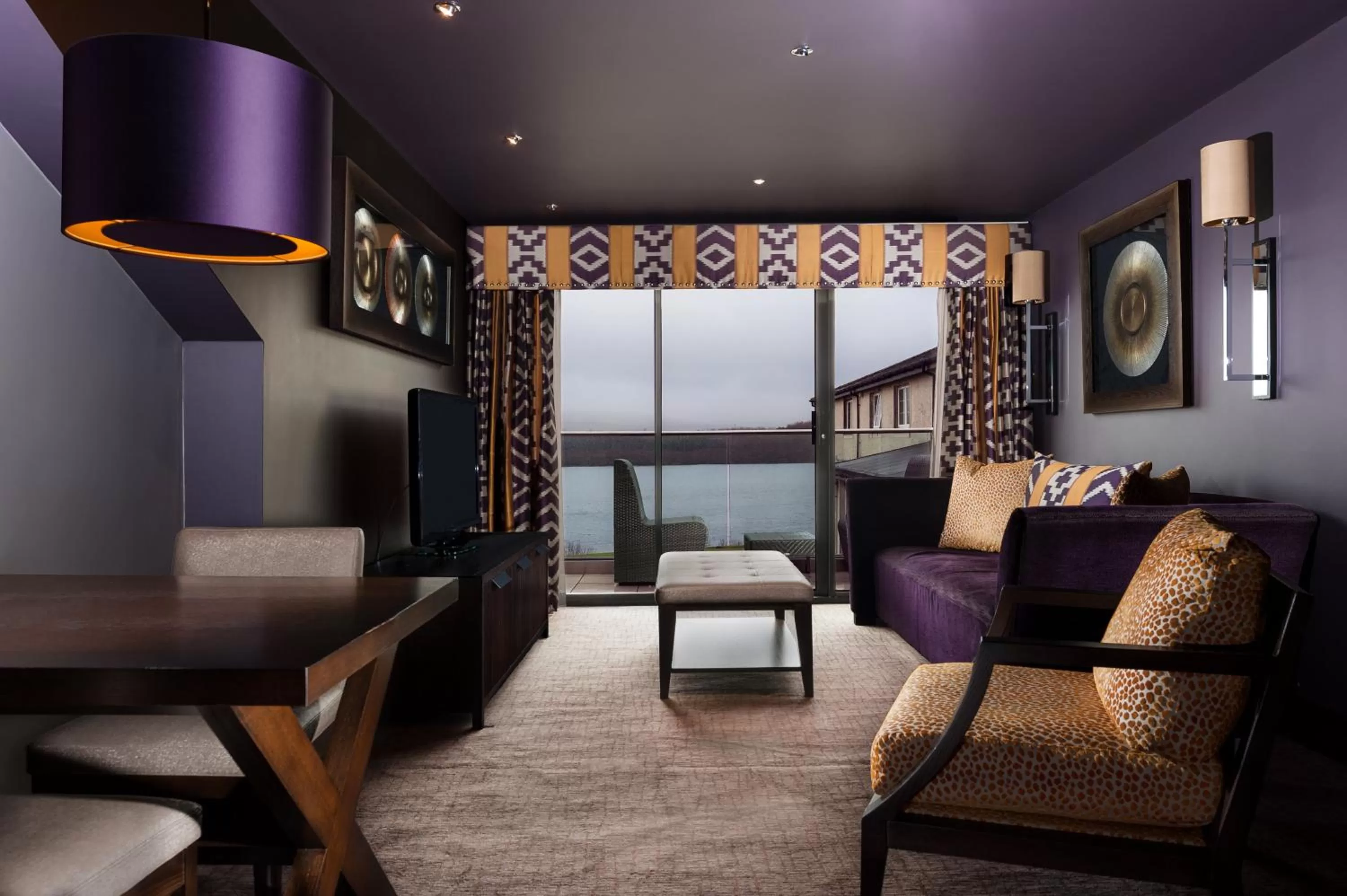 Seating area in Lochside House Hotel & Spa