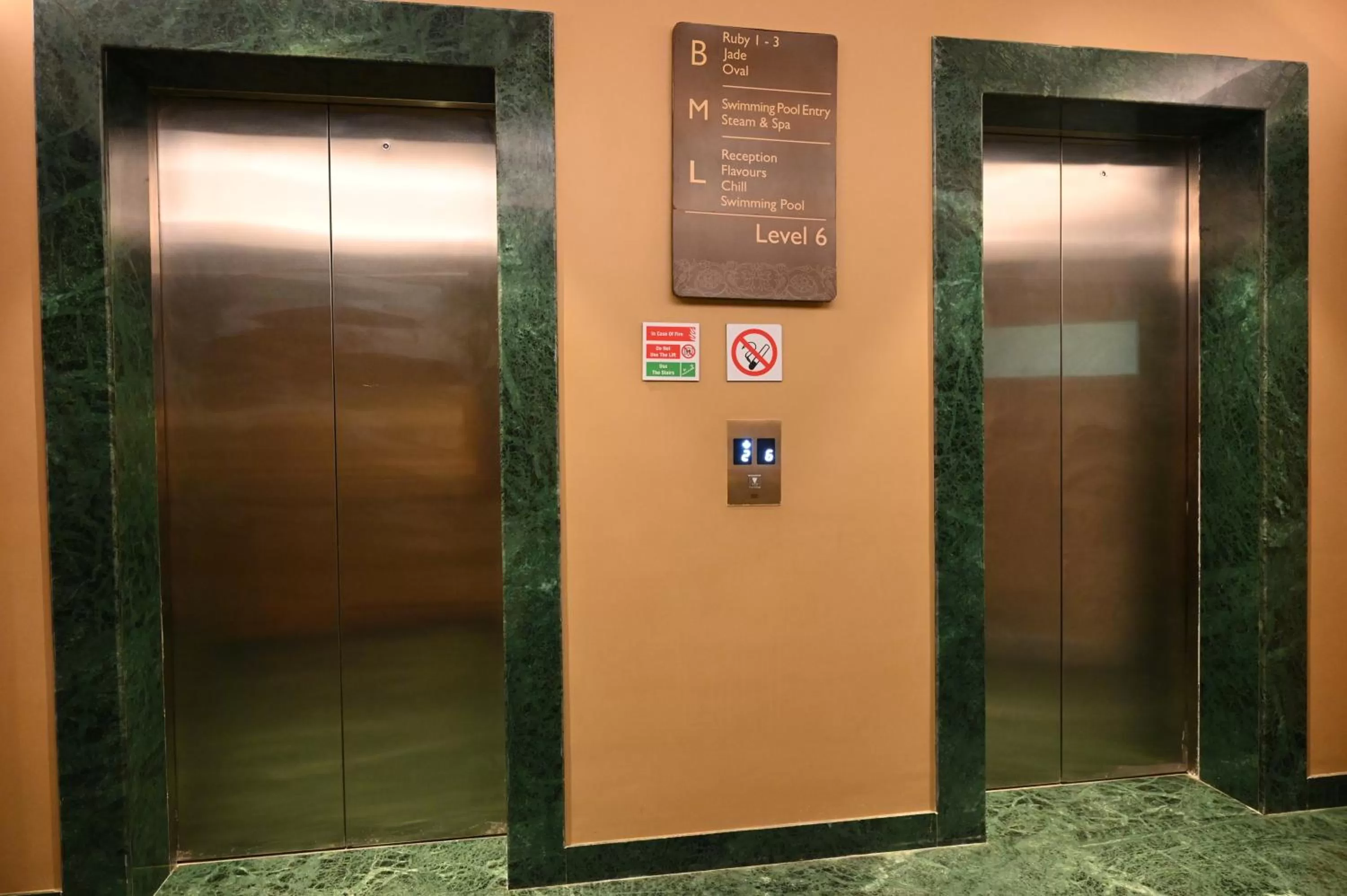 elevator in Manjeera Premiere