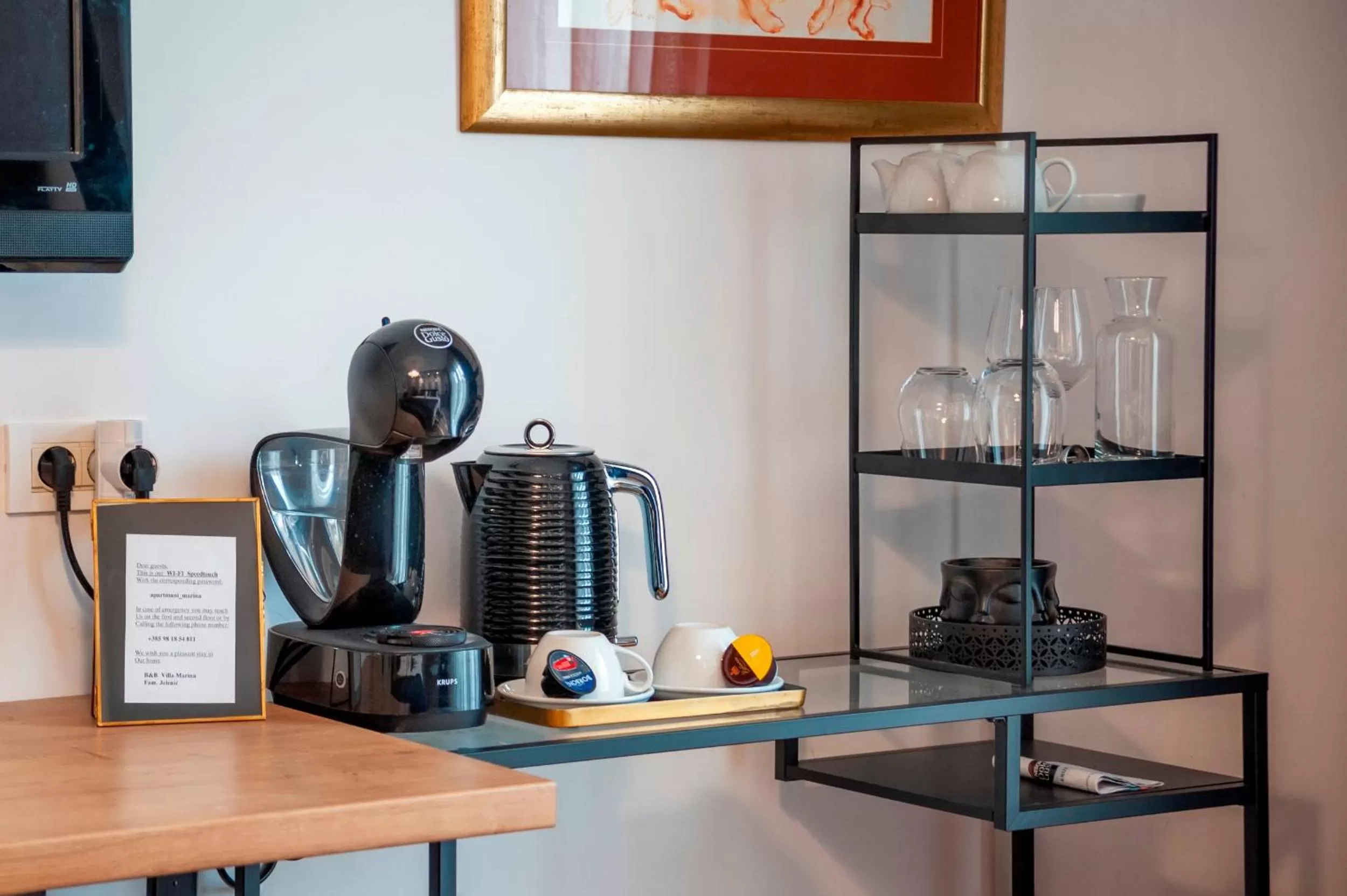 Coffee/tea facilities in Villa B&B Marina & Parking Free