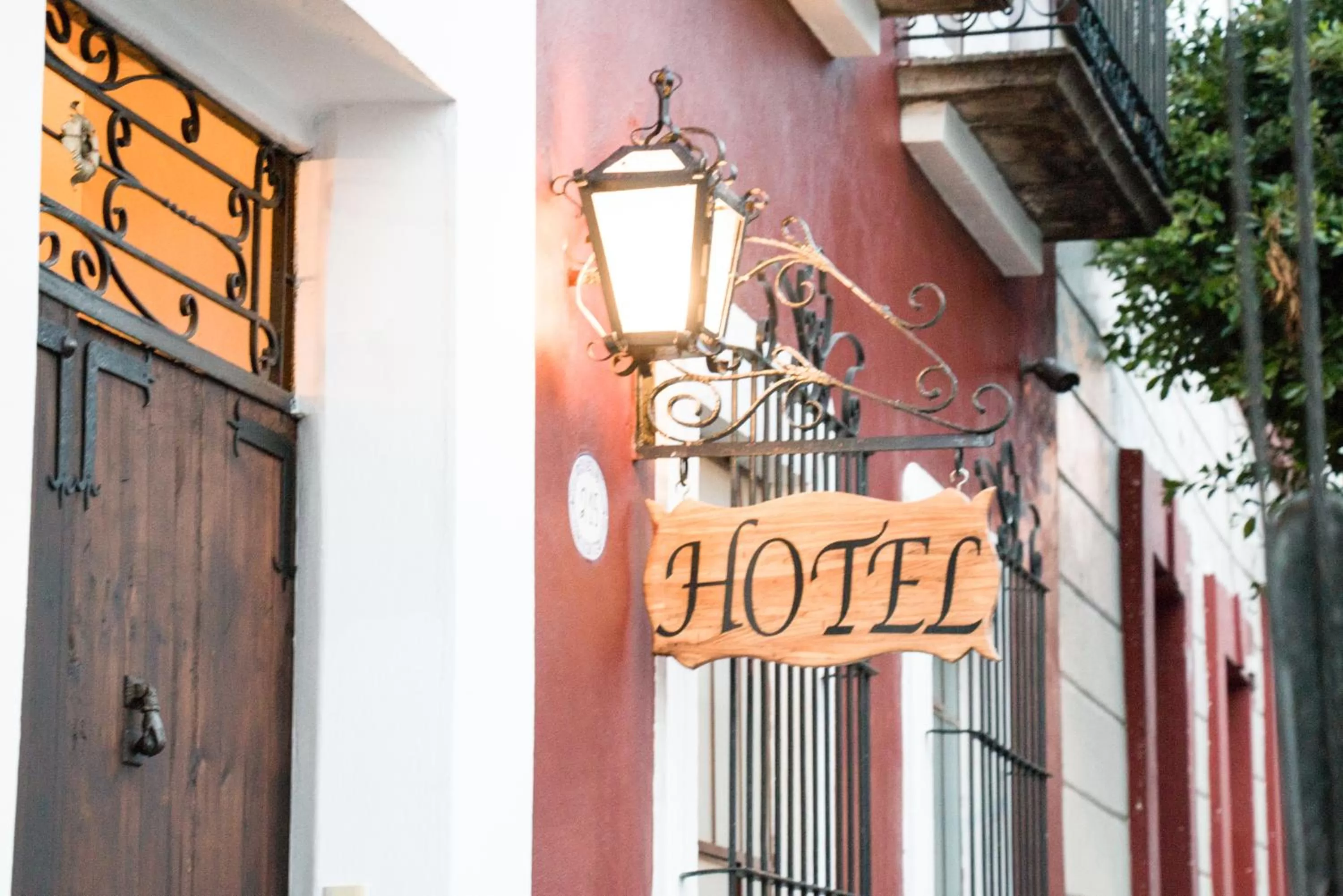 Street view in Hotel Rincón Poblano