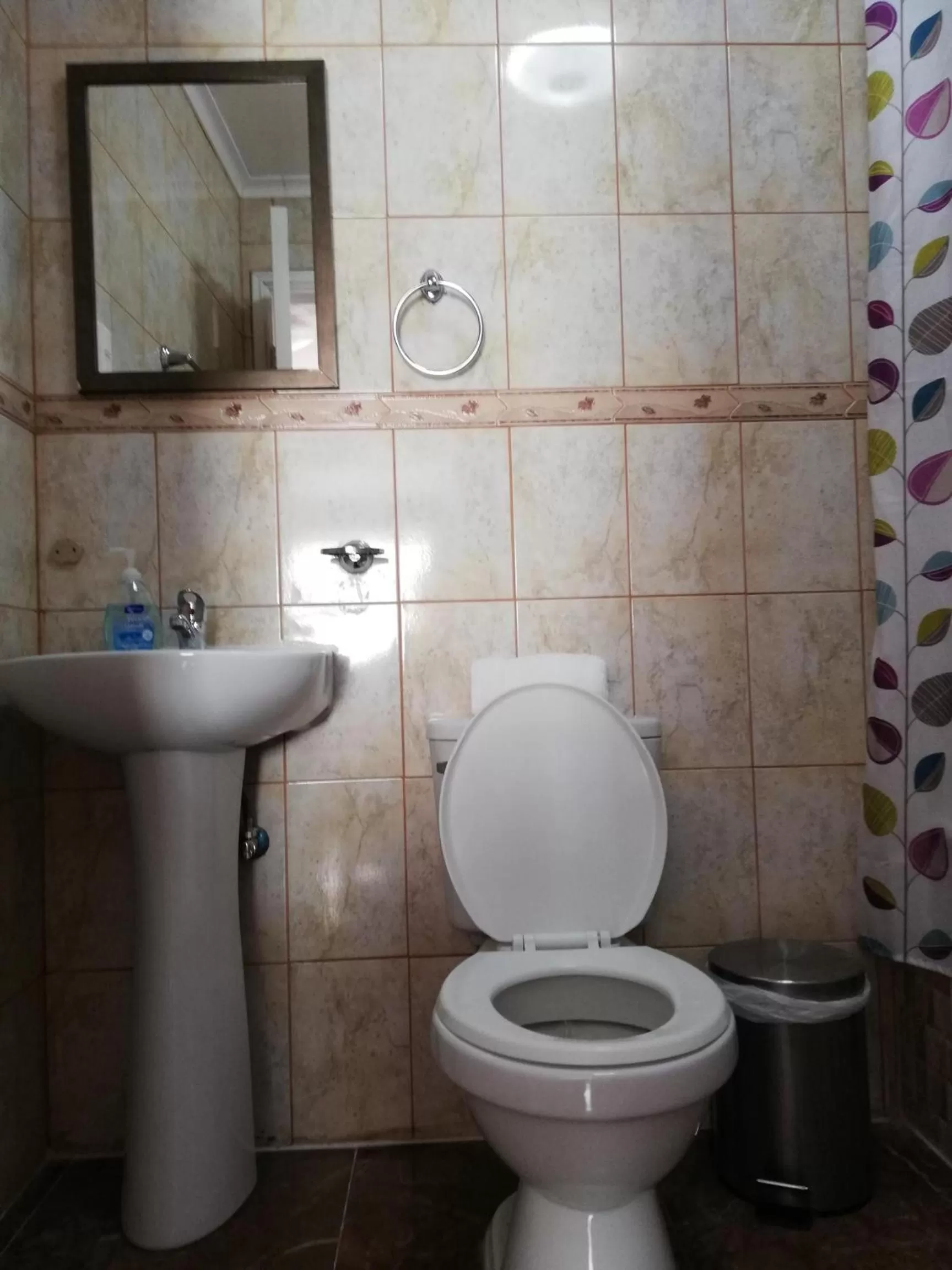 Toilet in Hostal La Base