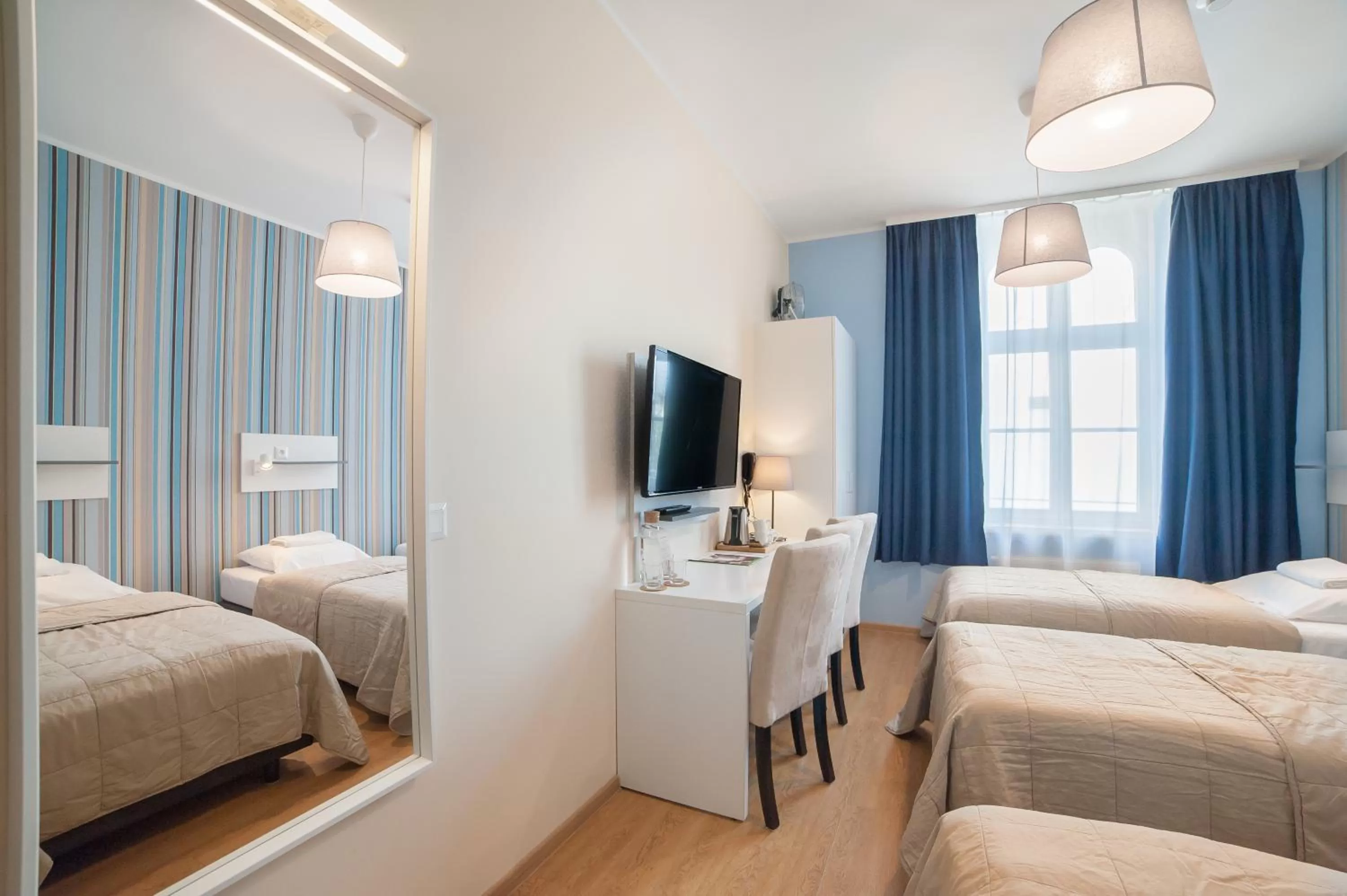 Bed in Hotel Traffic Wrocław Stare Miasto