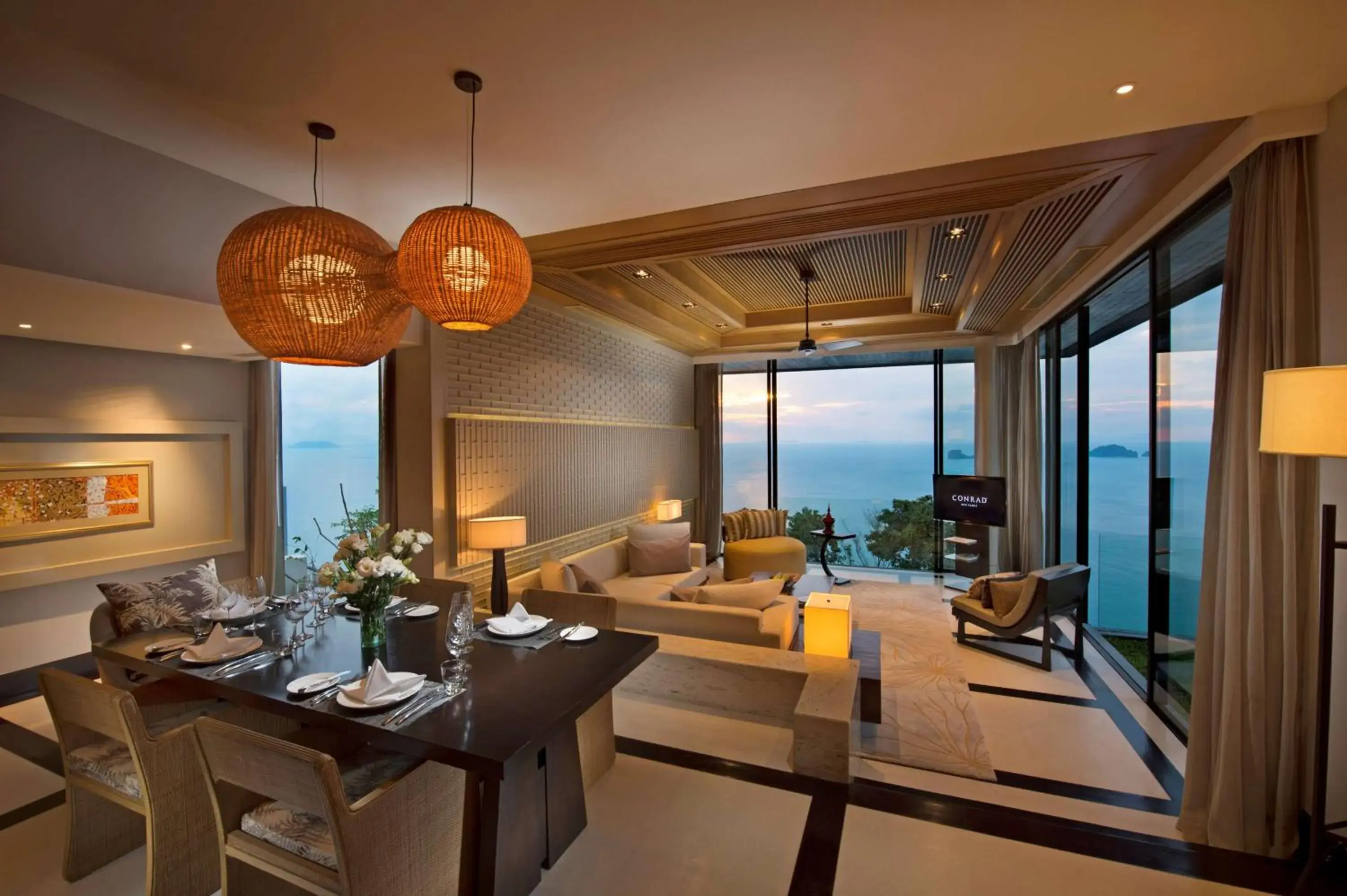 Pool view in Conrad Koh Samui Residences