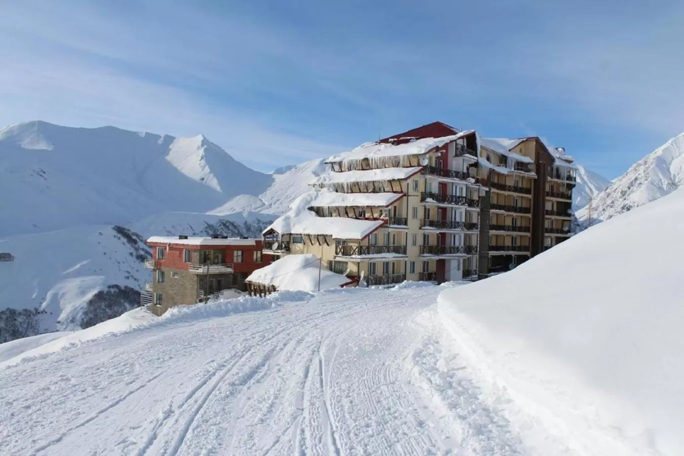 Facade/entrance in 2-room Apartment NFT Gudauri Penta 503