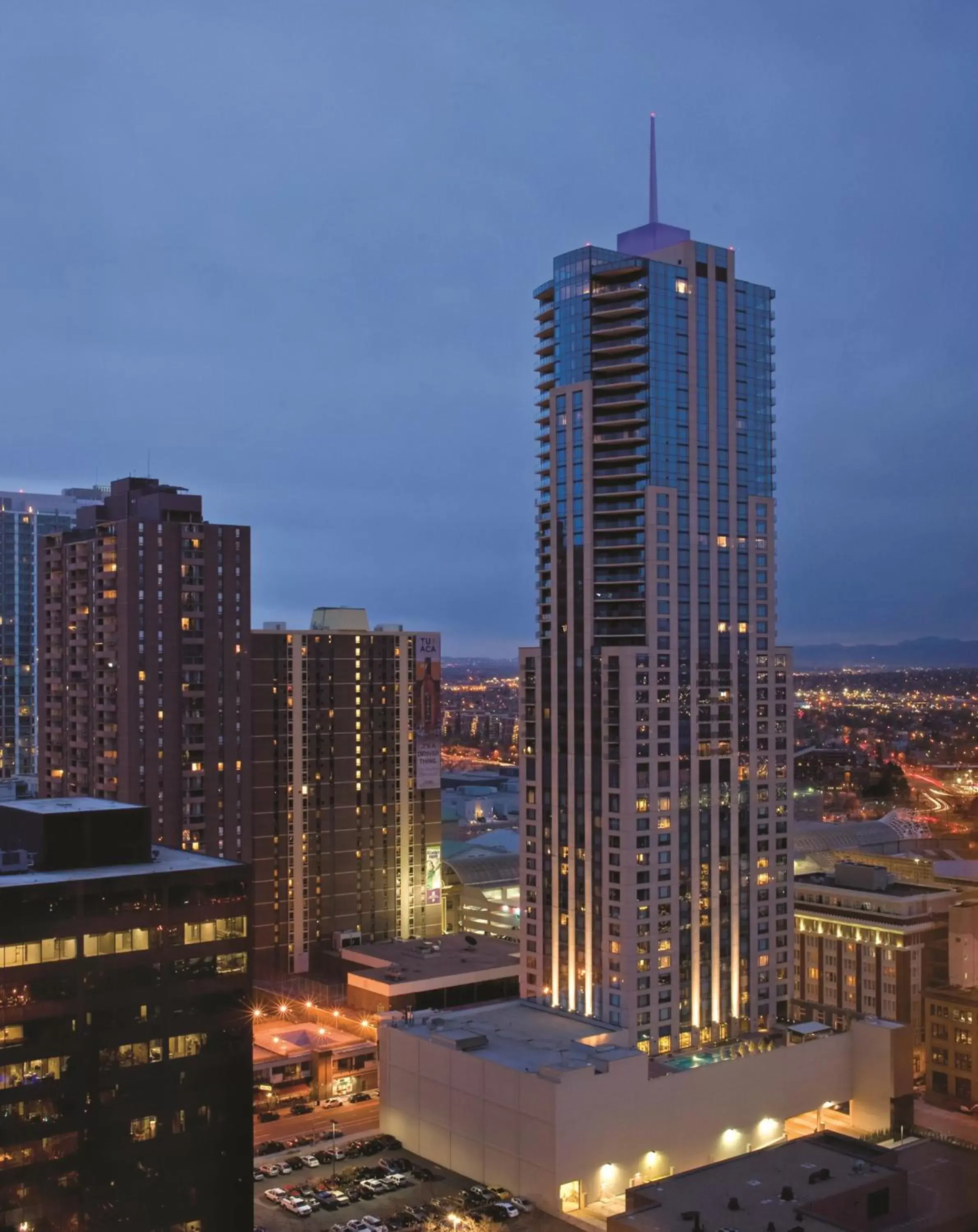 Bird's eye view in Four Seasons Hotel Denver