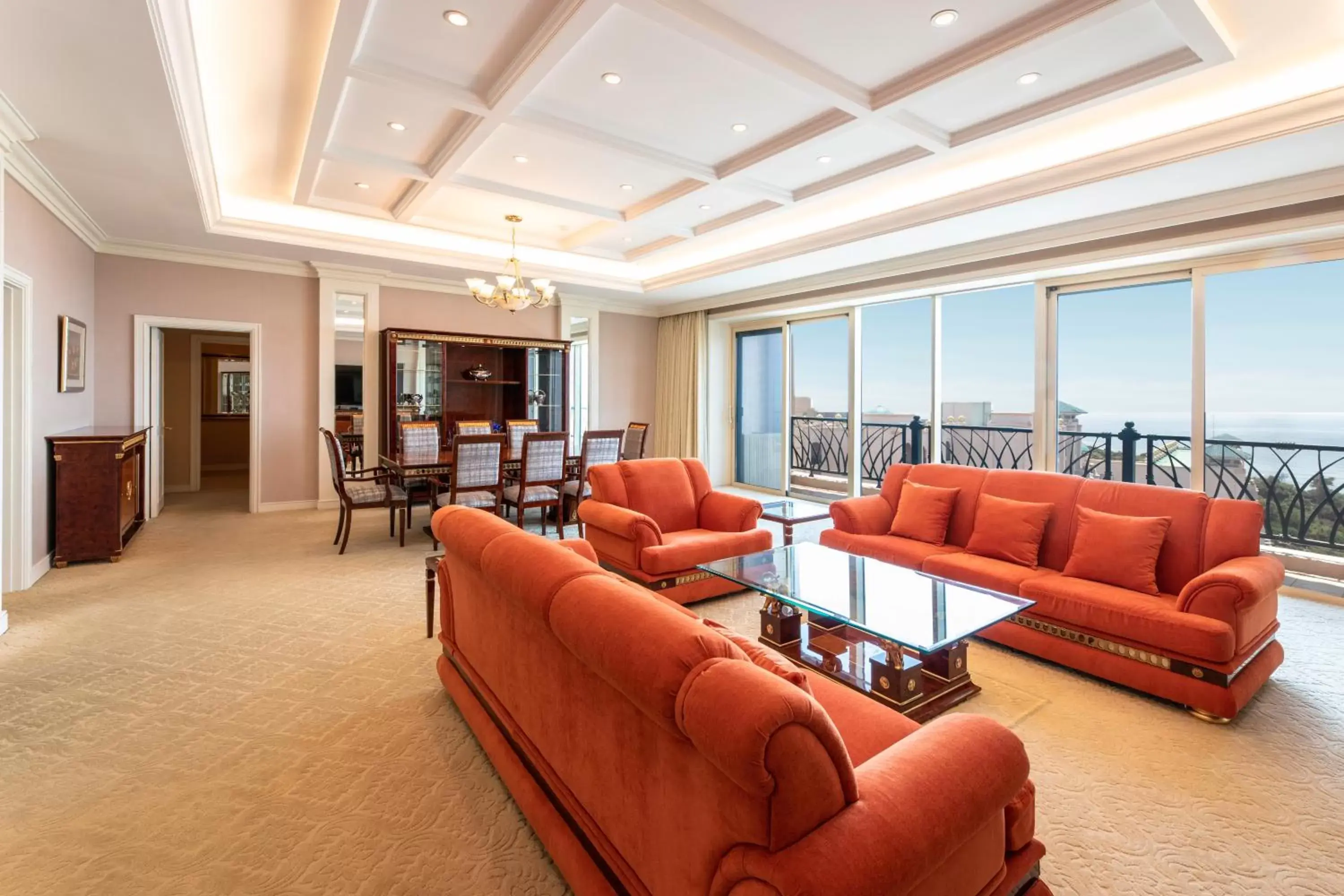 Living room, Seating Area in Lotte Hotel Jeju