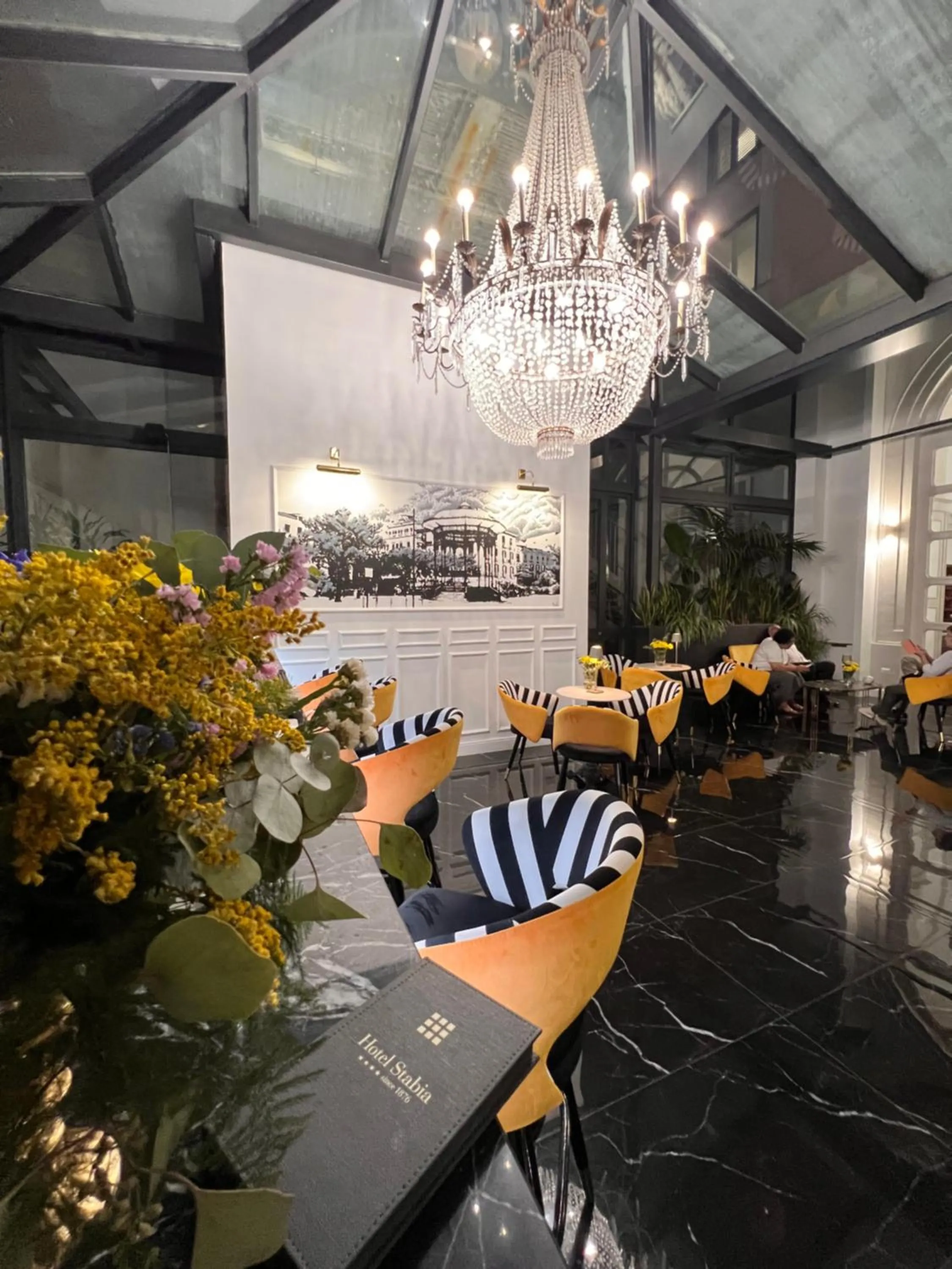 Lounge or bar in Hotel Stabia