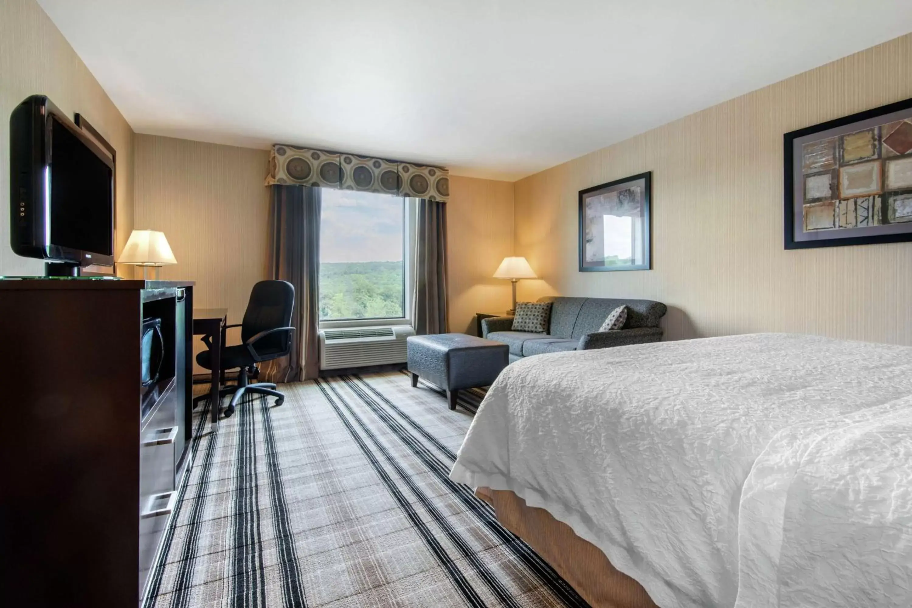 Living room, TV/Entertainment Center in Hampton Inn Meadville