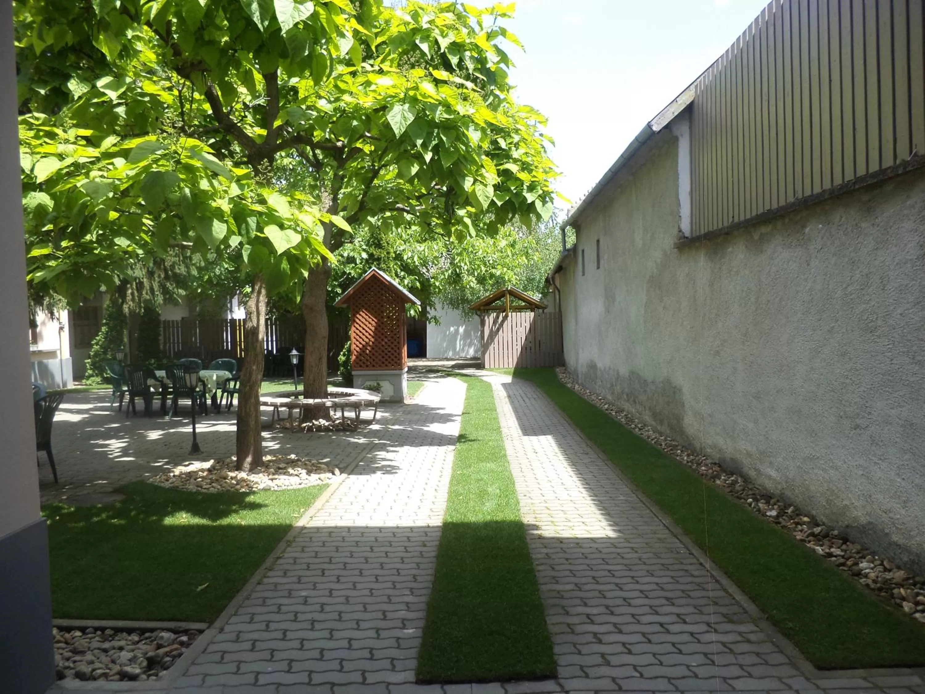 Garden in Knáb Panzió