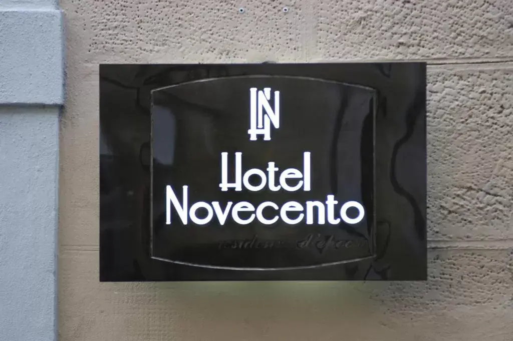 Decorative detail, Property Logo/Sign in Hotel Novecento