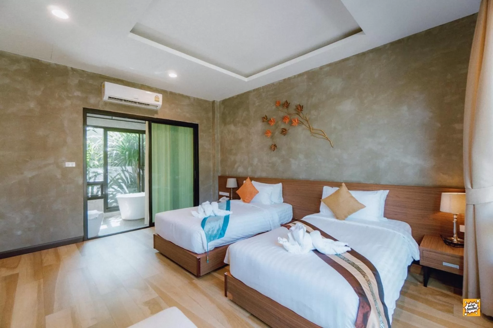 Bed in Blue River Resort