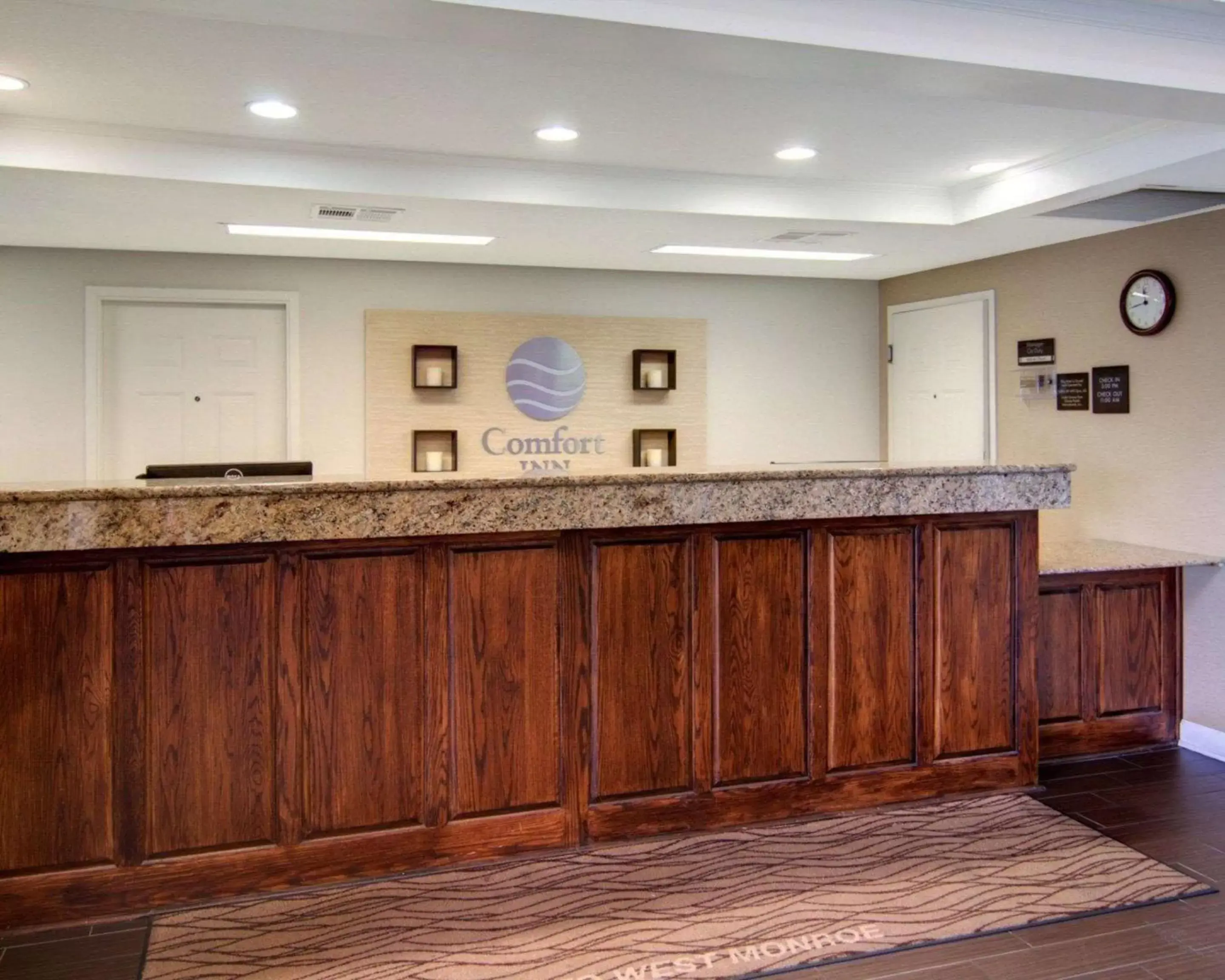 Lobby or reception in Comfort Inn West Monroe near Sports & Events Center Lobby or reception in Comfort Inn West Monroe near Sports & Events Center